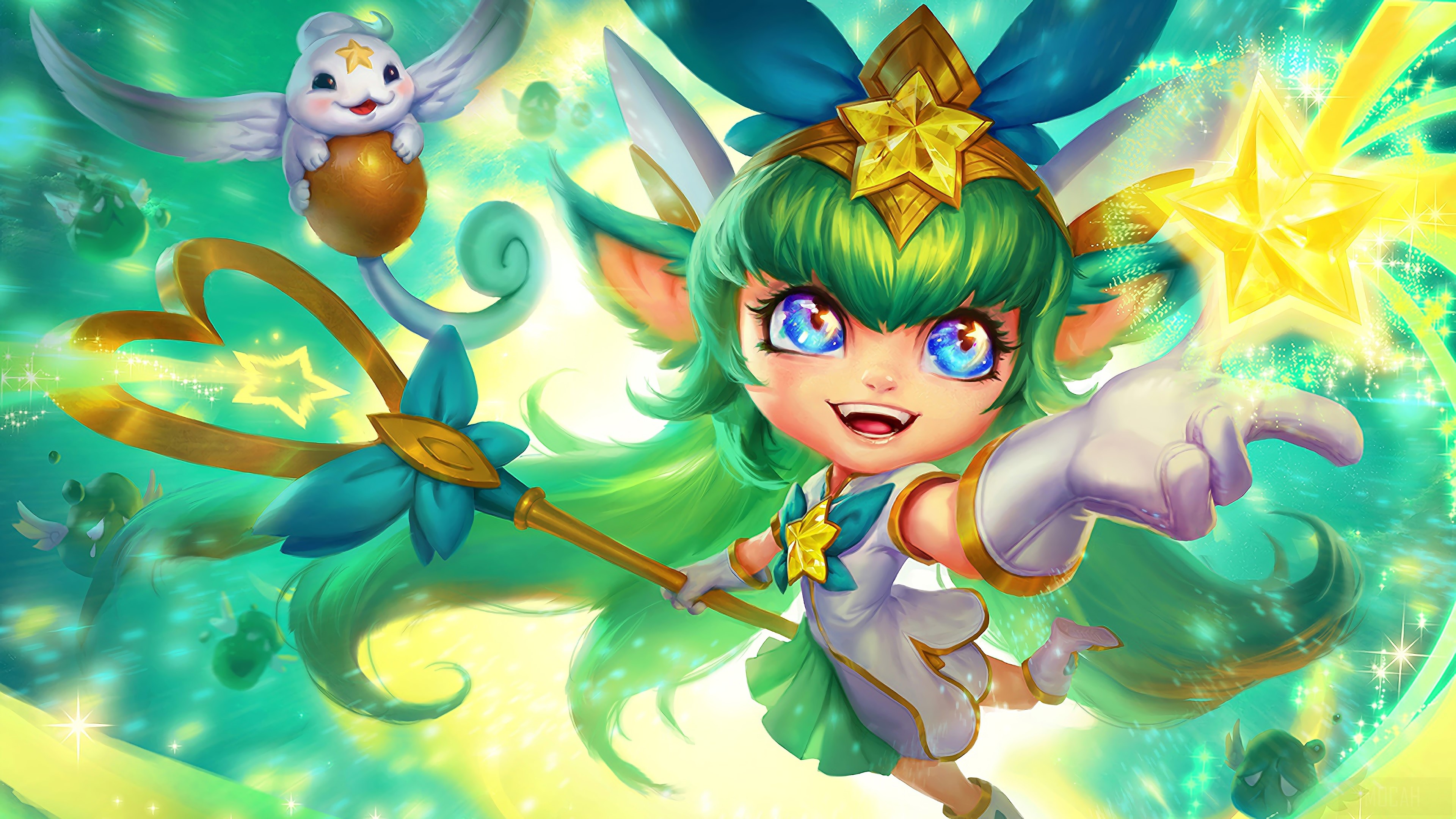 Star Guardian Lulu from League of Legends 4K HD Wallpaper