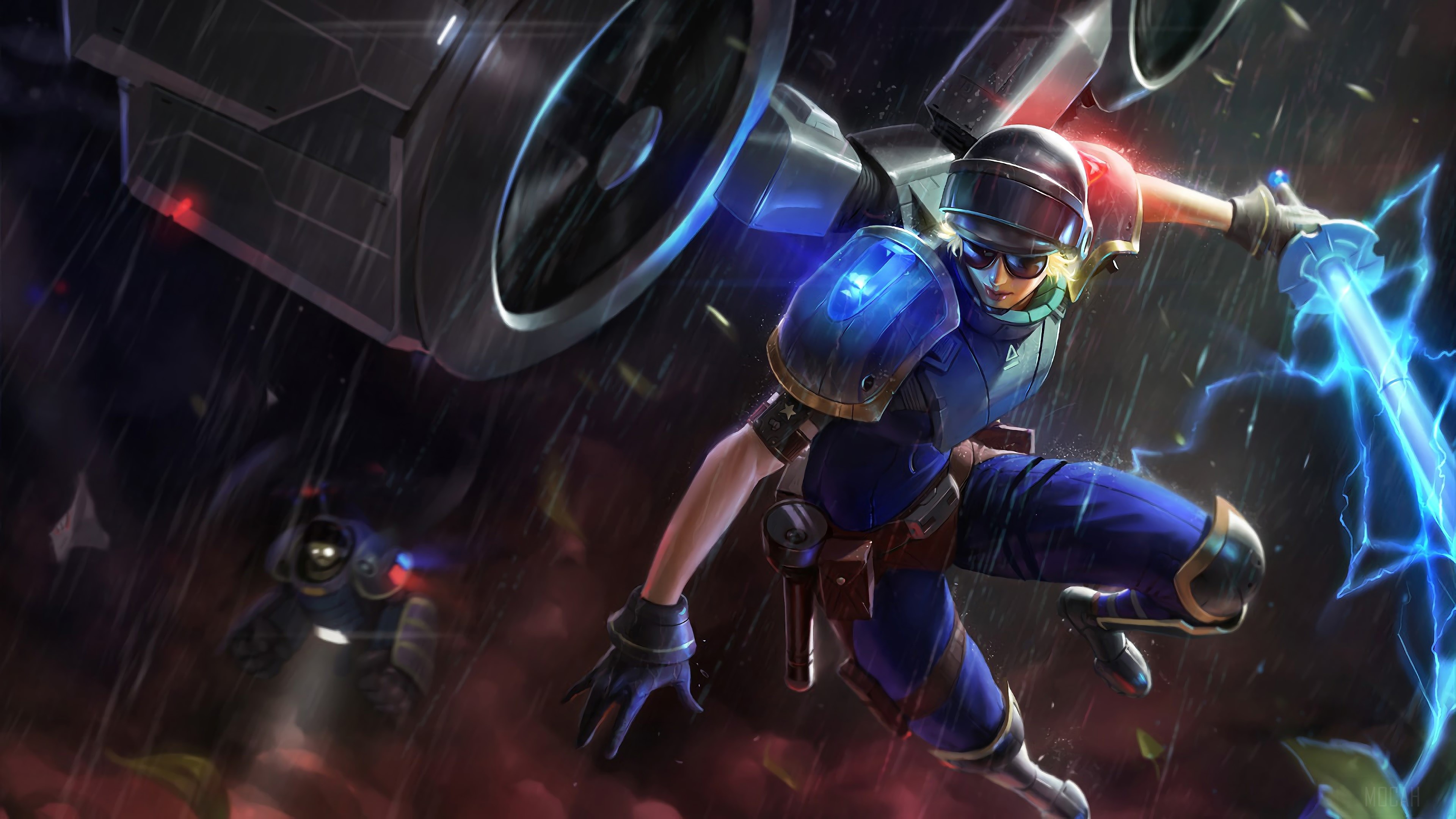 Riot Kayle from League of Legends 4K HD Wallpaper