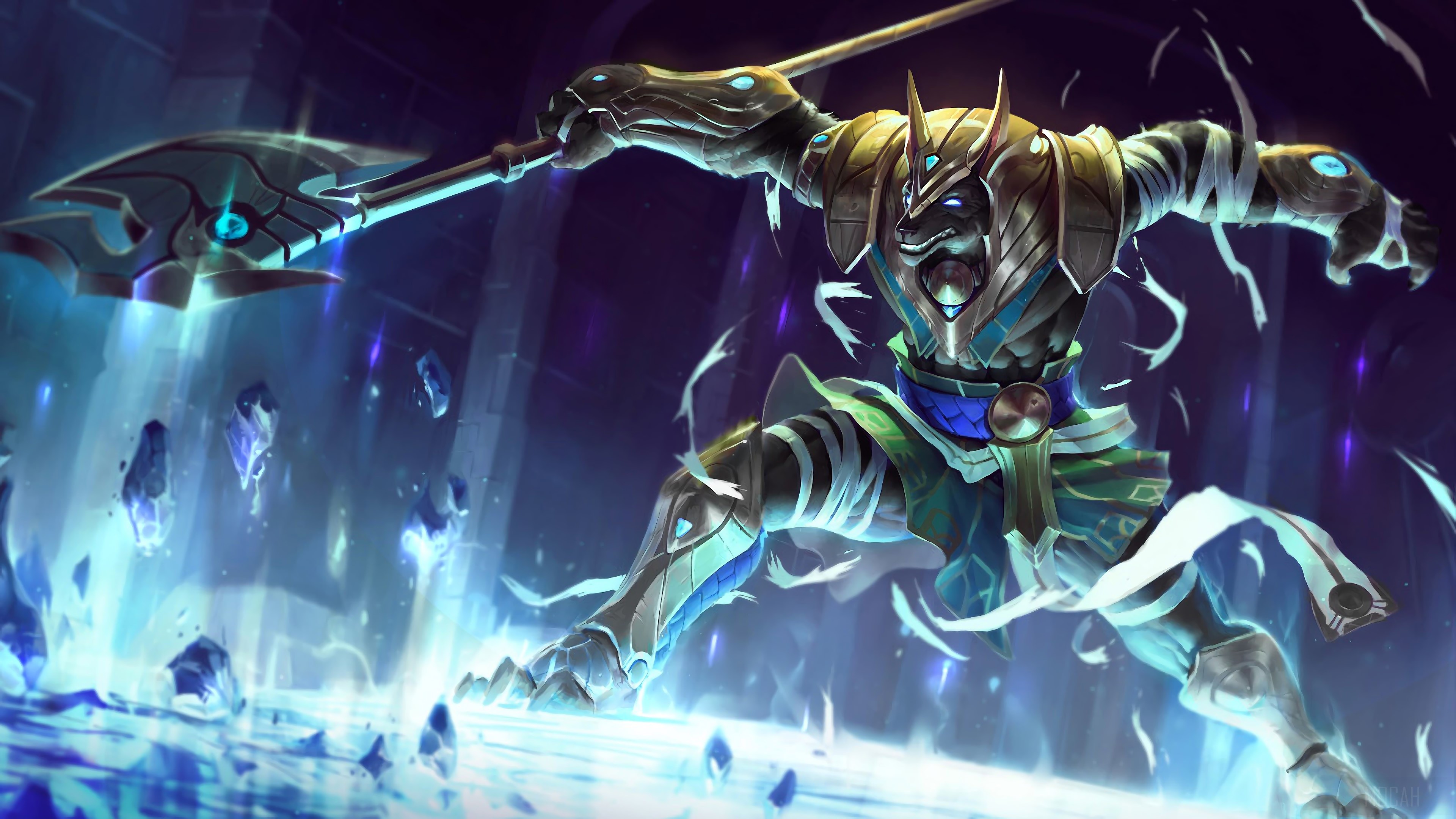 Nasus from League of Legends 4K HD Wallpaper