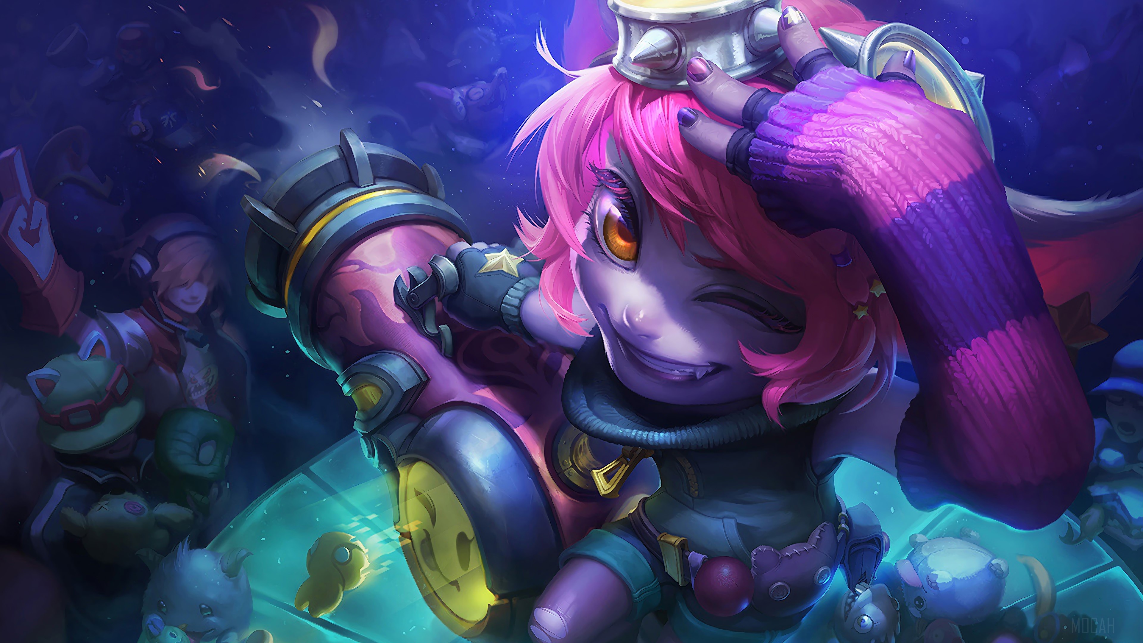 Riot Girl Tristana from League of Legends 4K HD Wallpaper