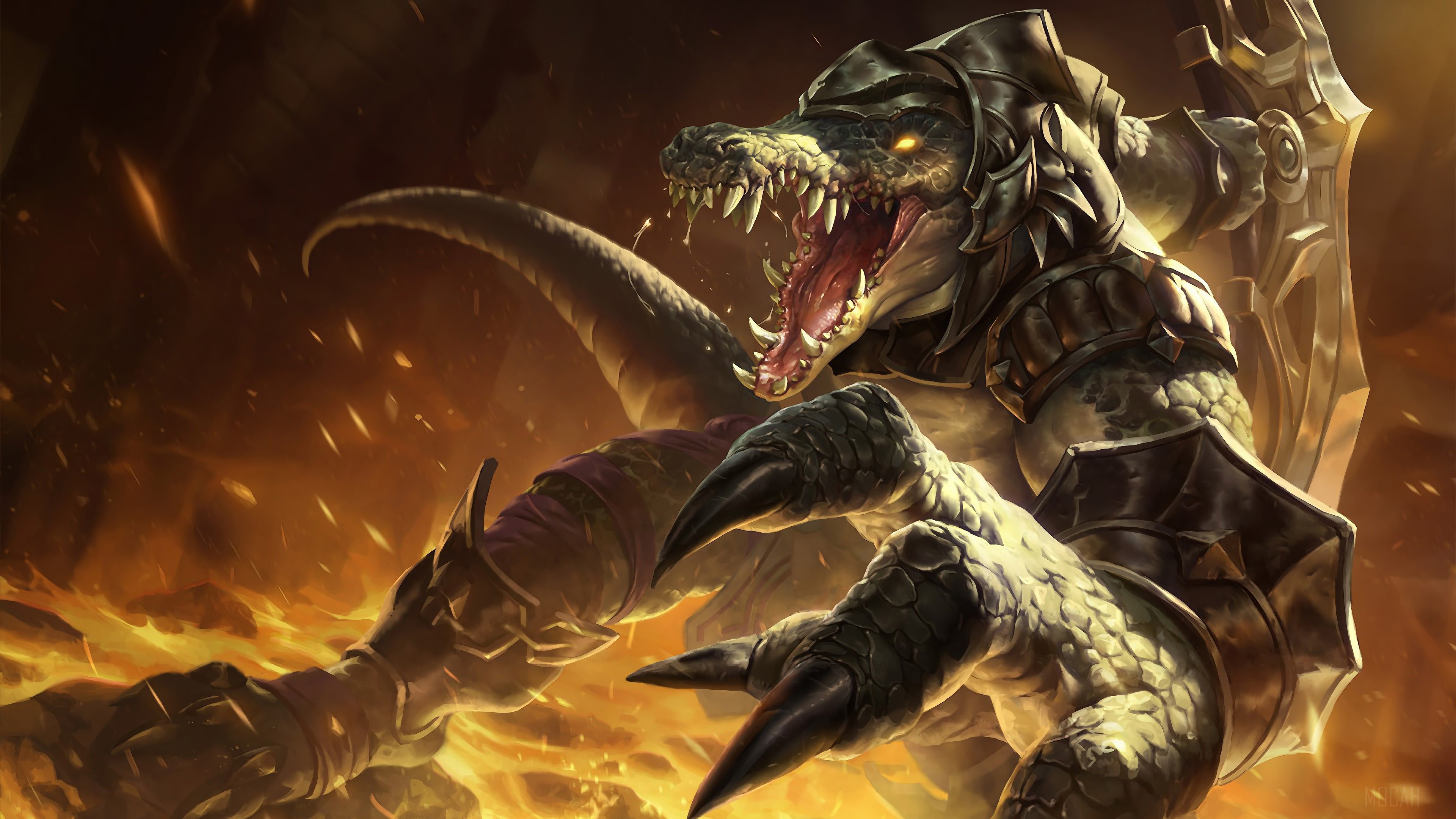 Renekton from League of Legends 4K HD Wallpaper