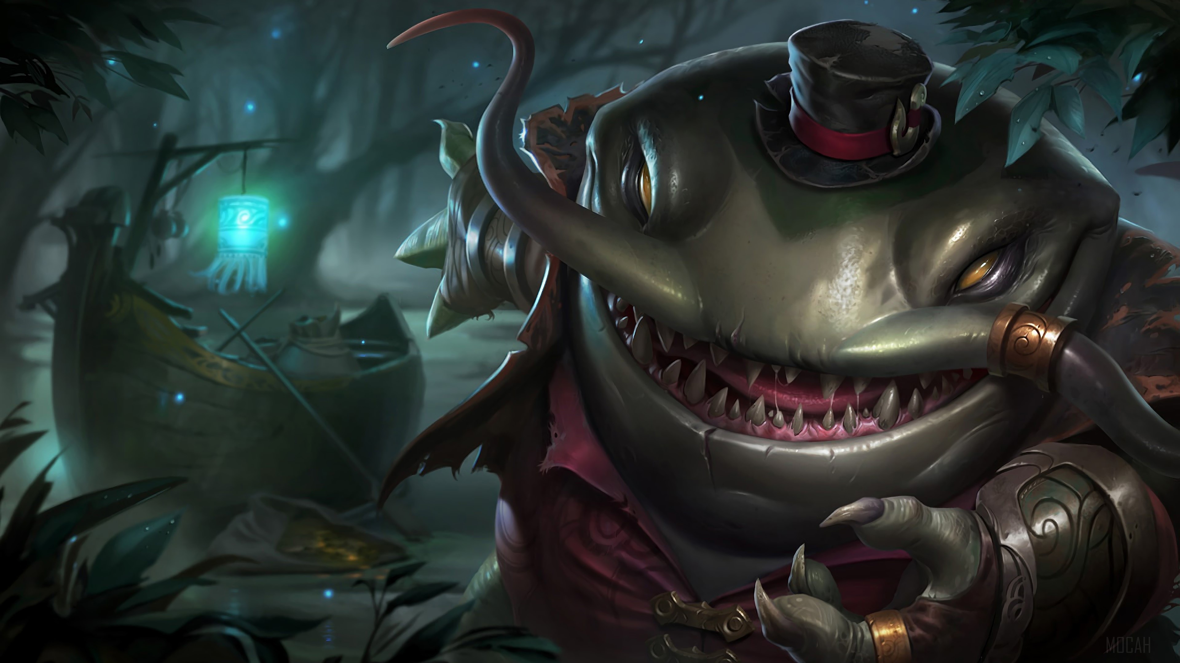 Tahm Kench from League of Legends 4K HD Wallpaper