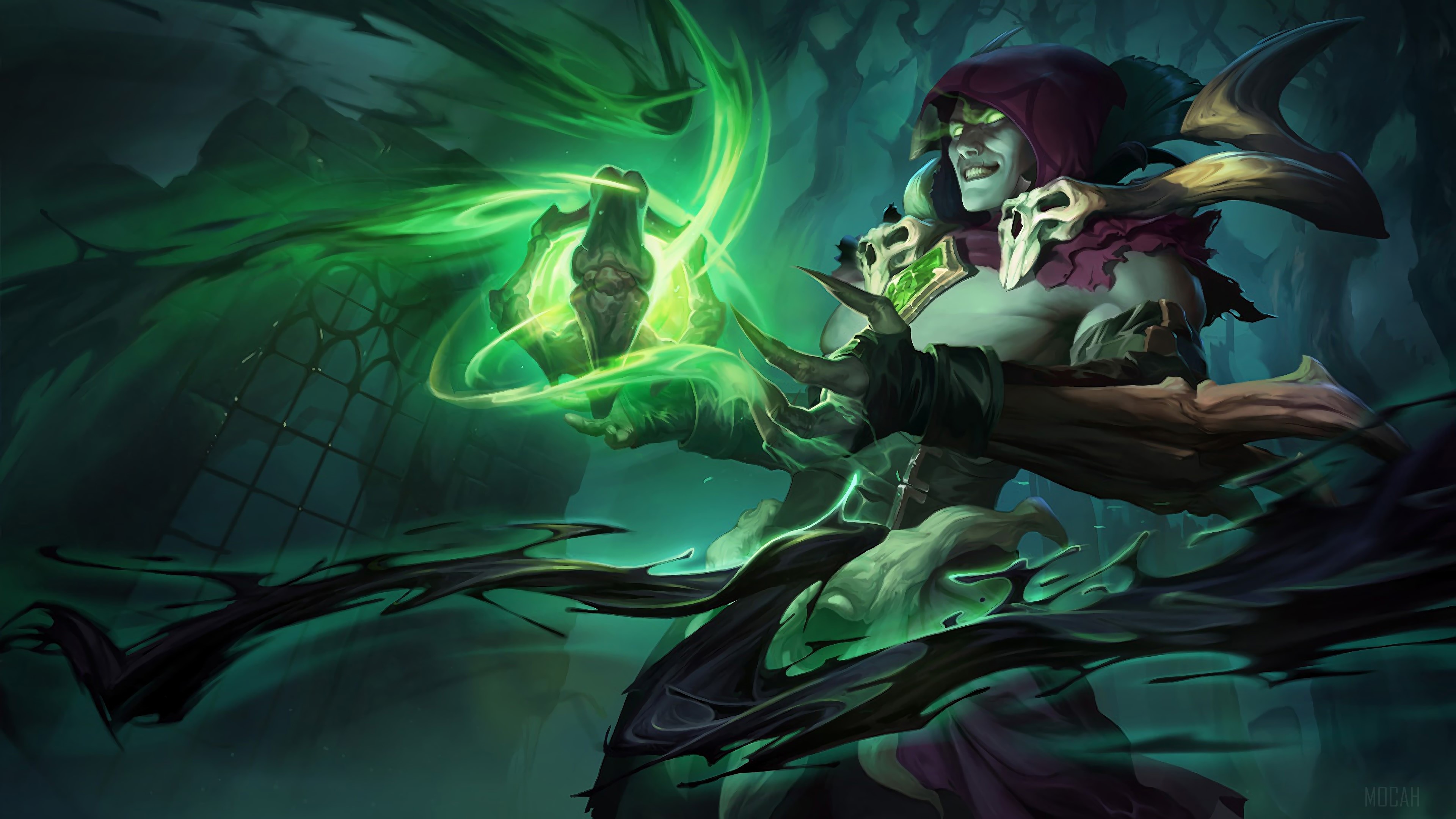 Soulstealer Vladimir from League of Legends 4K HD Wallpaper