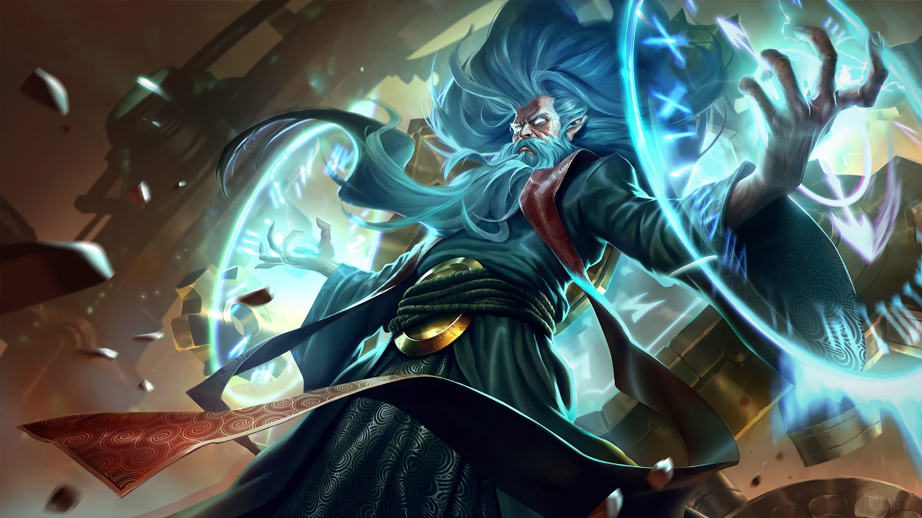 Zilean from League of Legends 4K HD Wallpaper