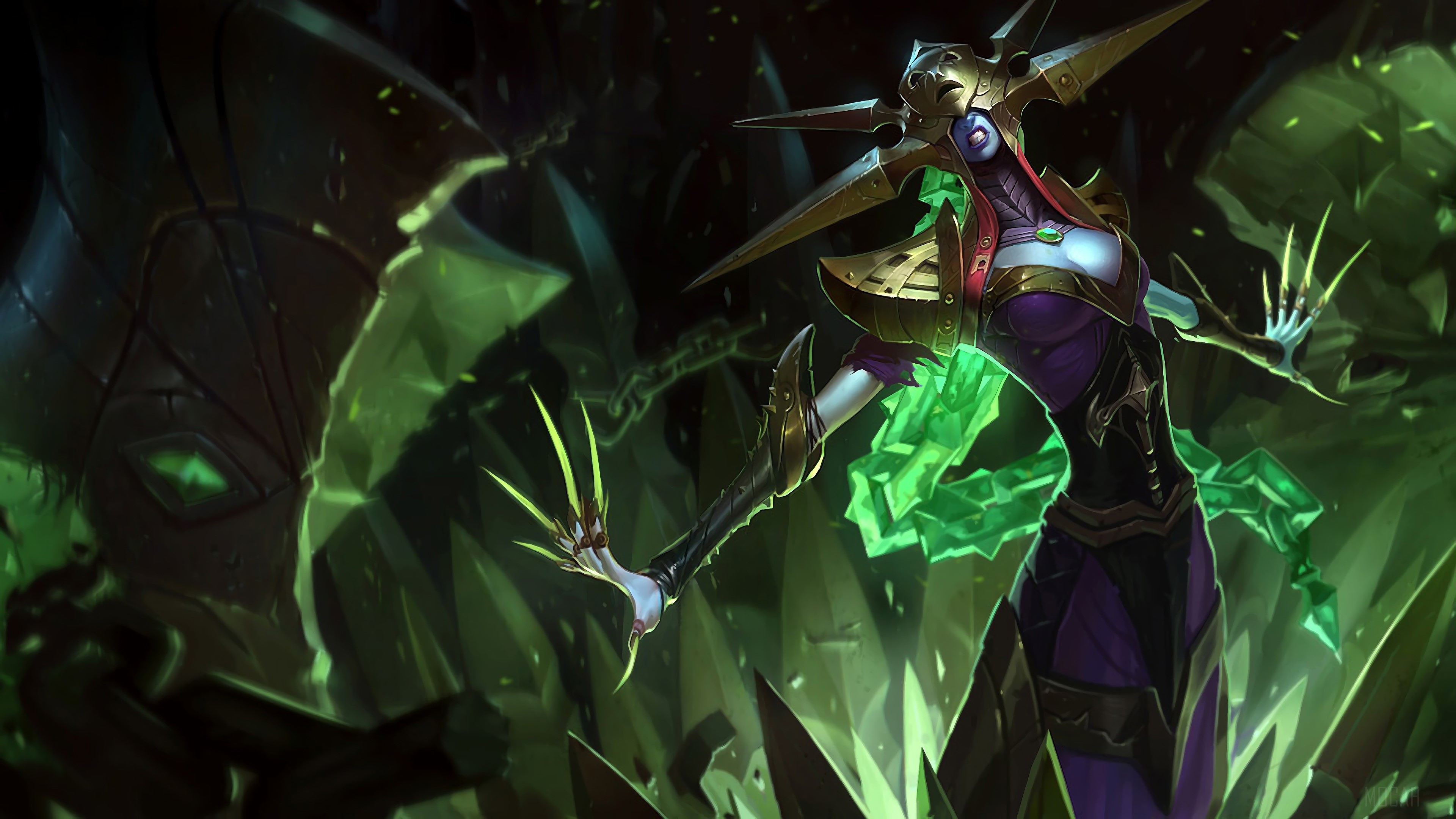 Blade Queen Lissandra from League of Legends 4K HD Wallpaper