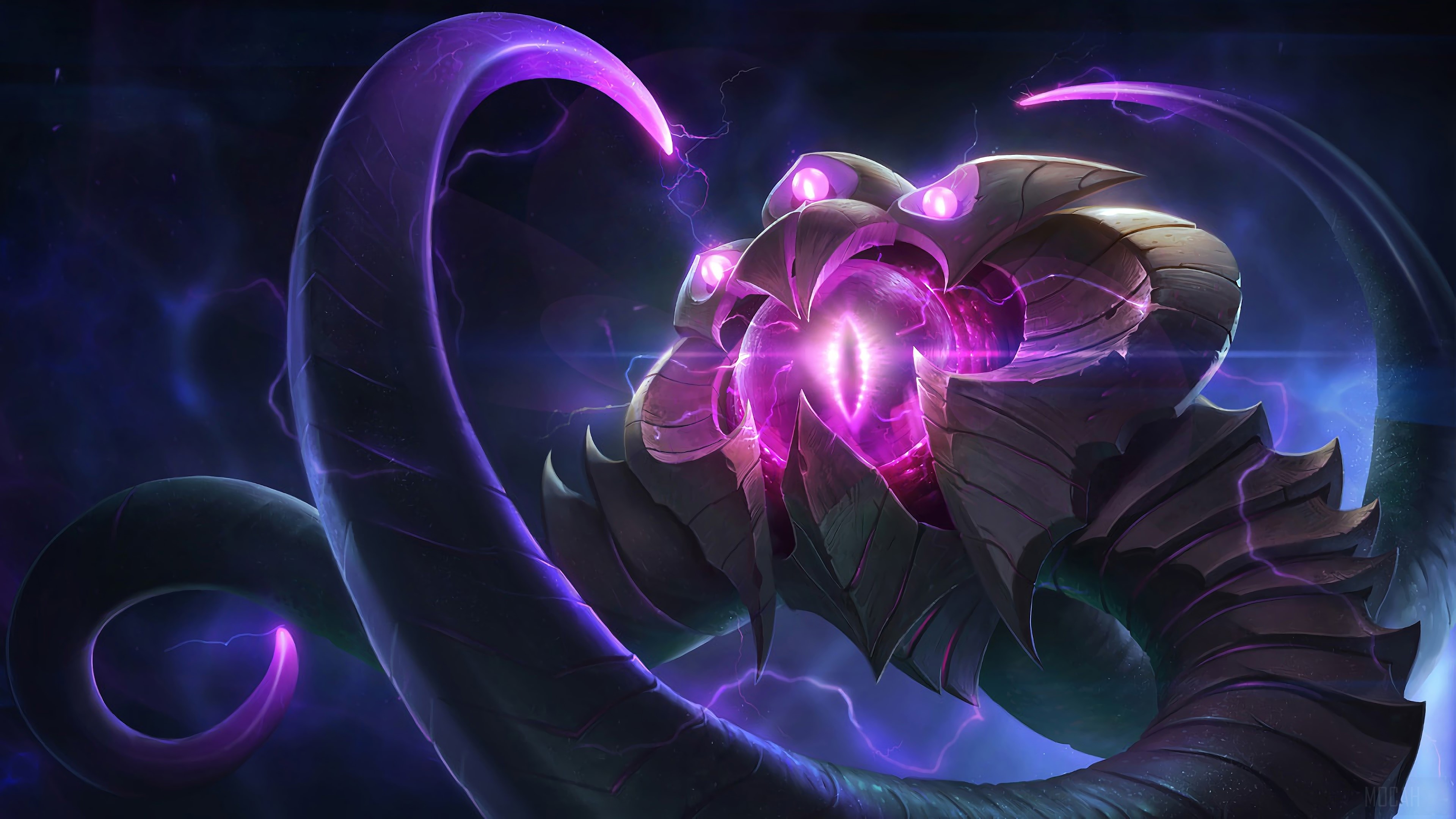 Vel'Koz from League of Legends 4K HD Wallpaper
