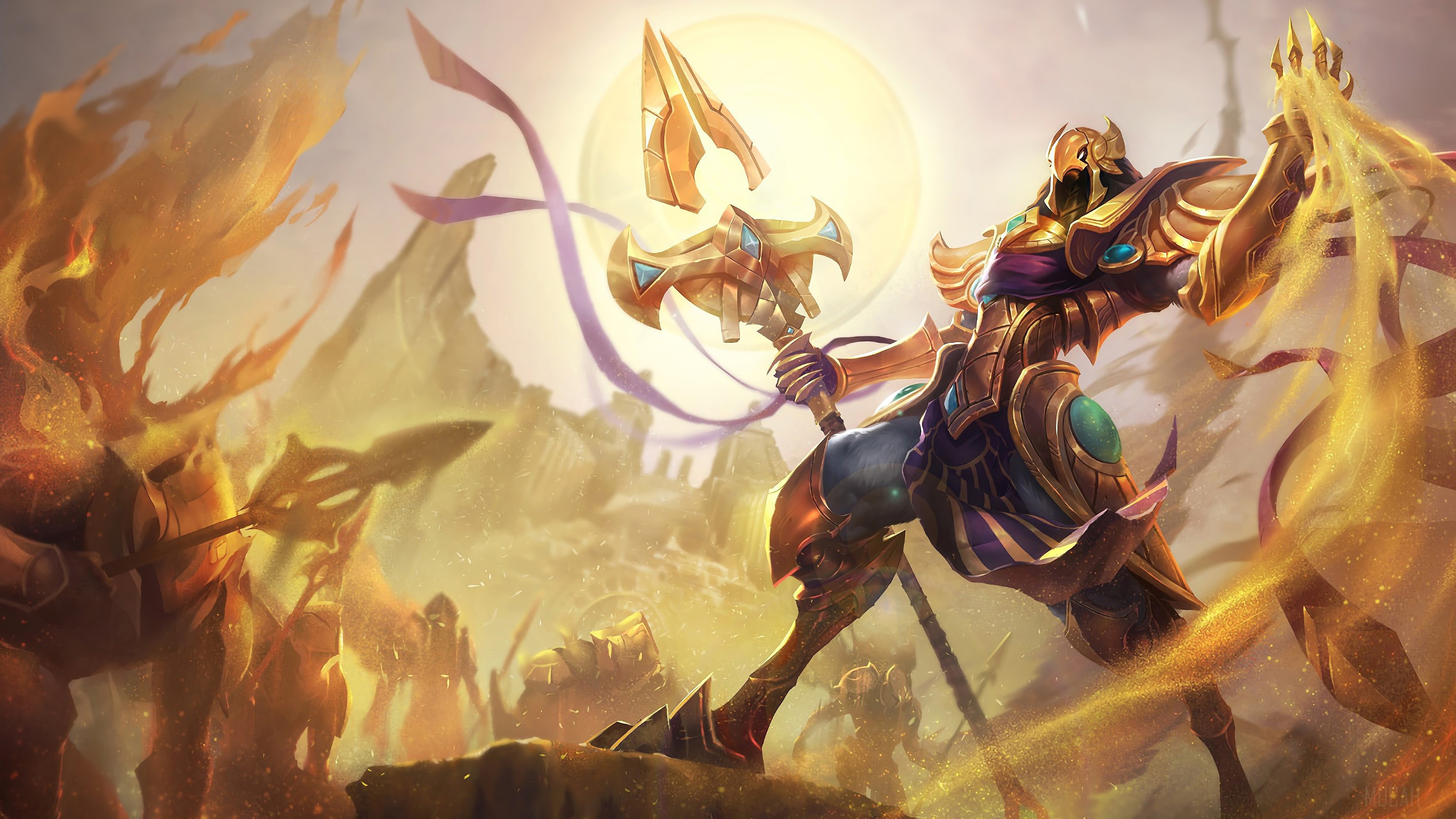 Azir from League of Legends 4K HD Wallpaper