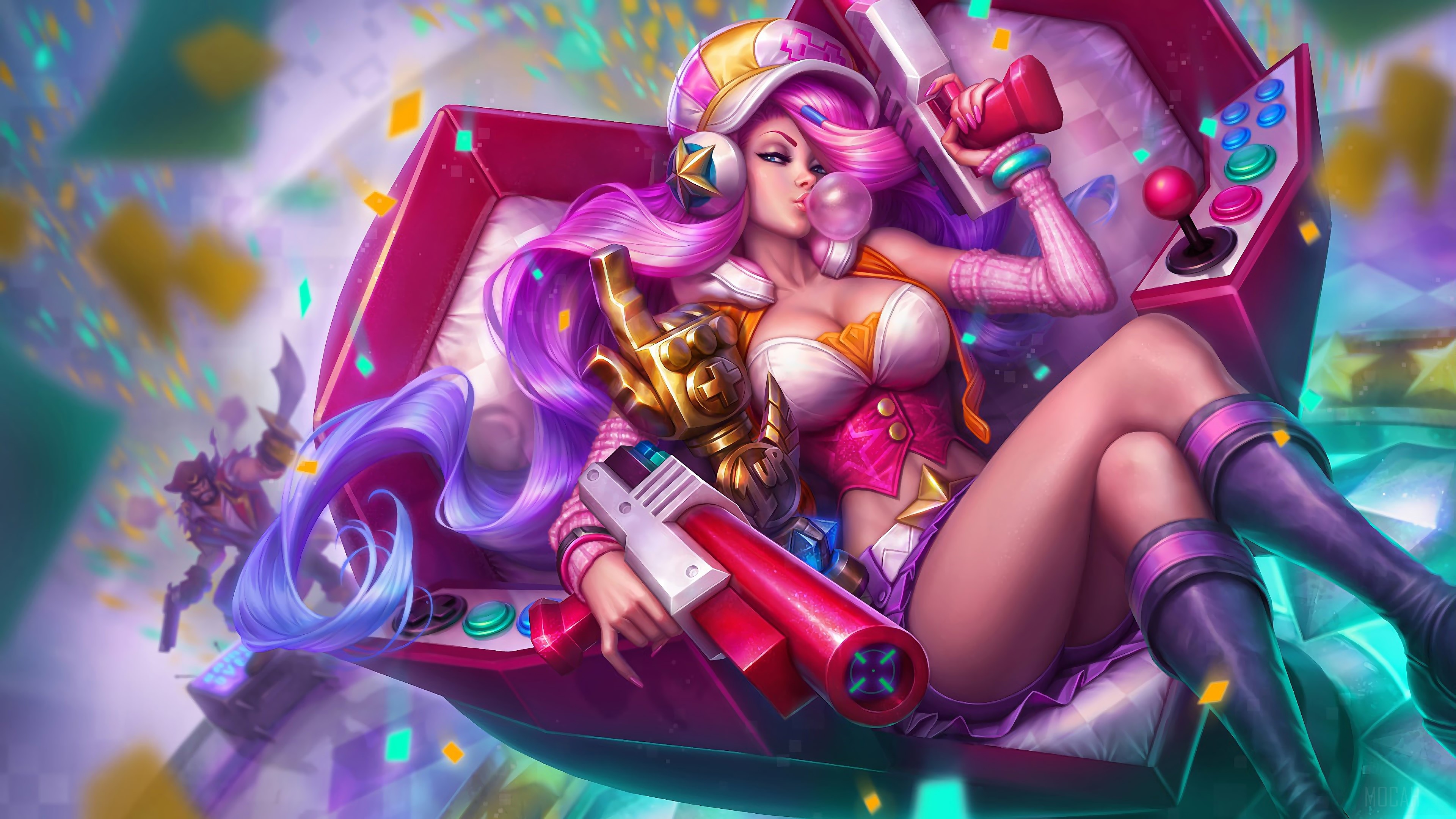Arcade Miss Fortune from League of Legends 4K HD Wallpaper