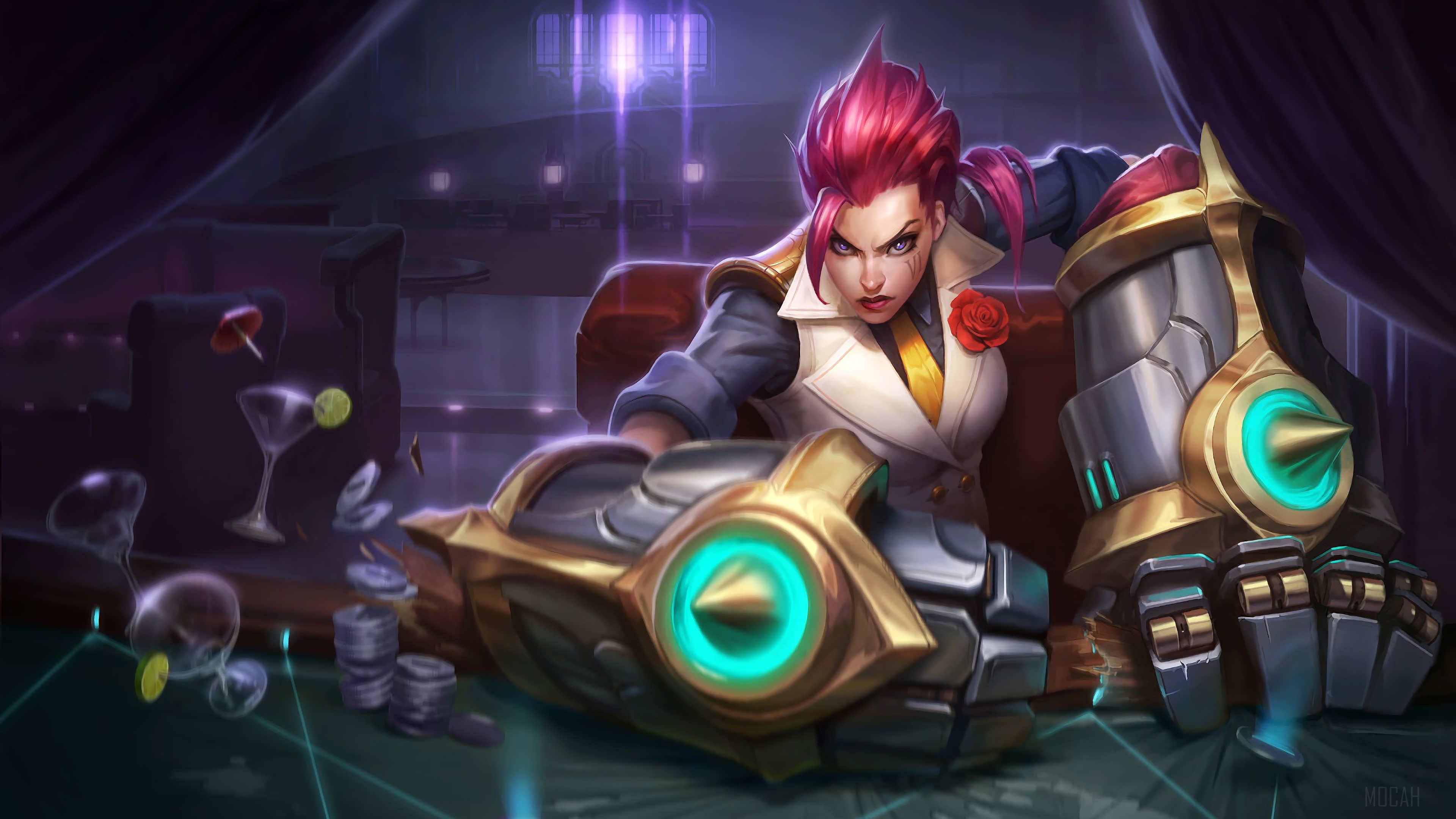 Debonair Vi from League of Legends 4K HD Wallpaper