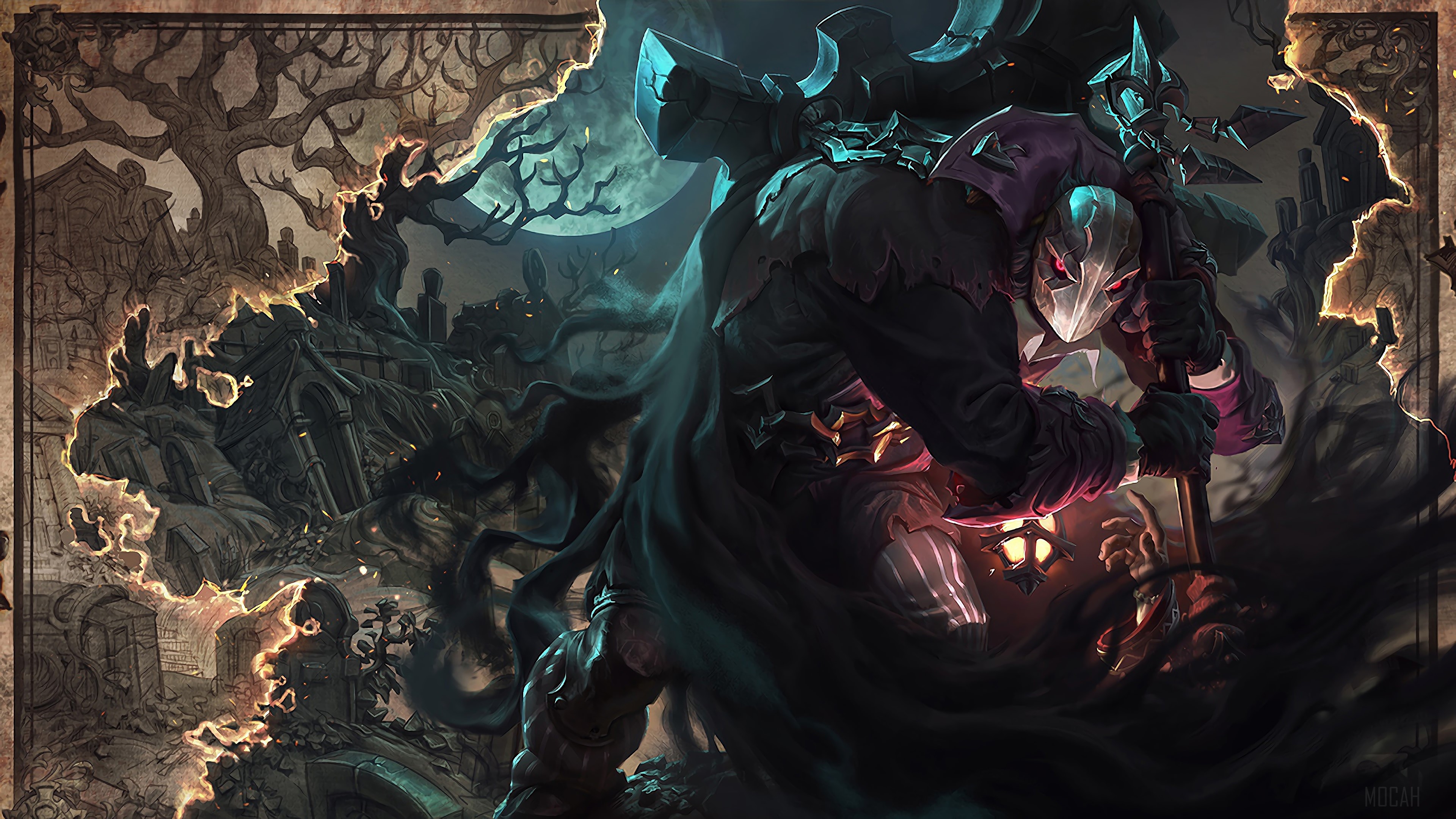Undertaker Yorick from League of Legends 4K HD Wallpaper