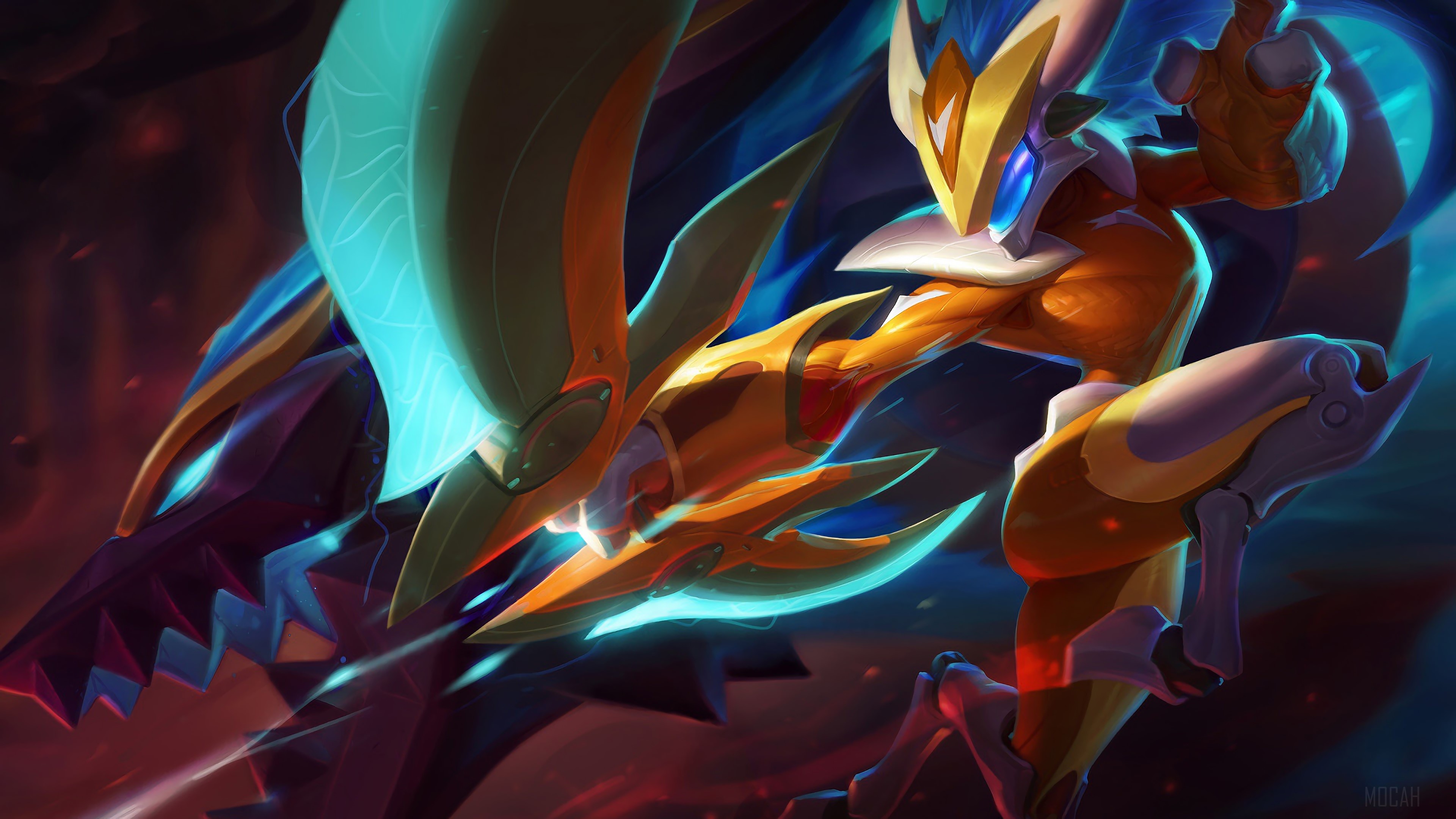 Super Galaxy Kindred from League of Legends 4K HD Wallpaper