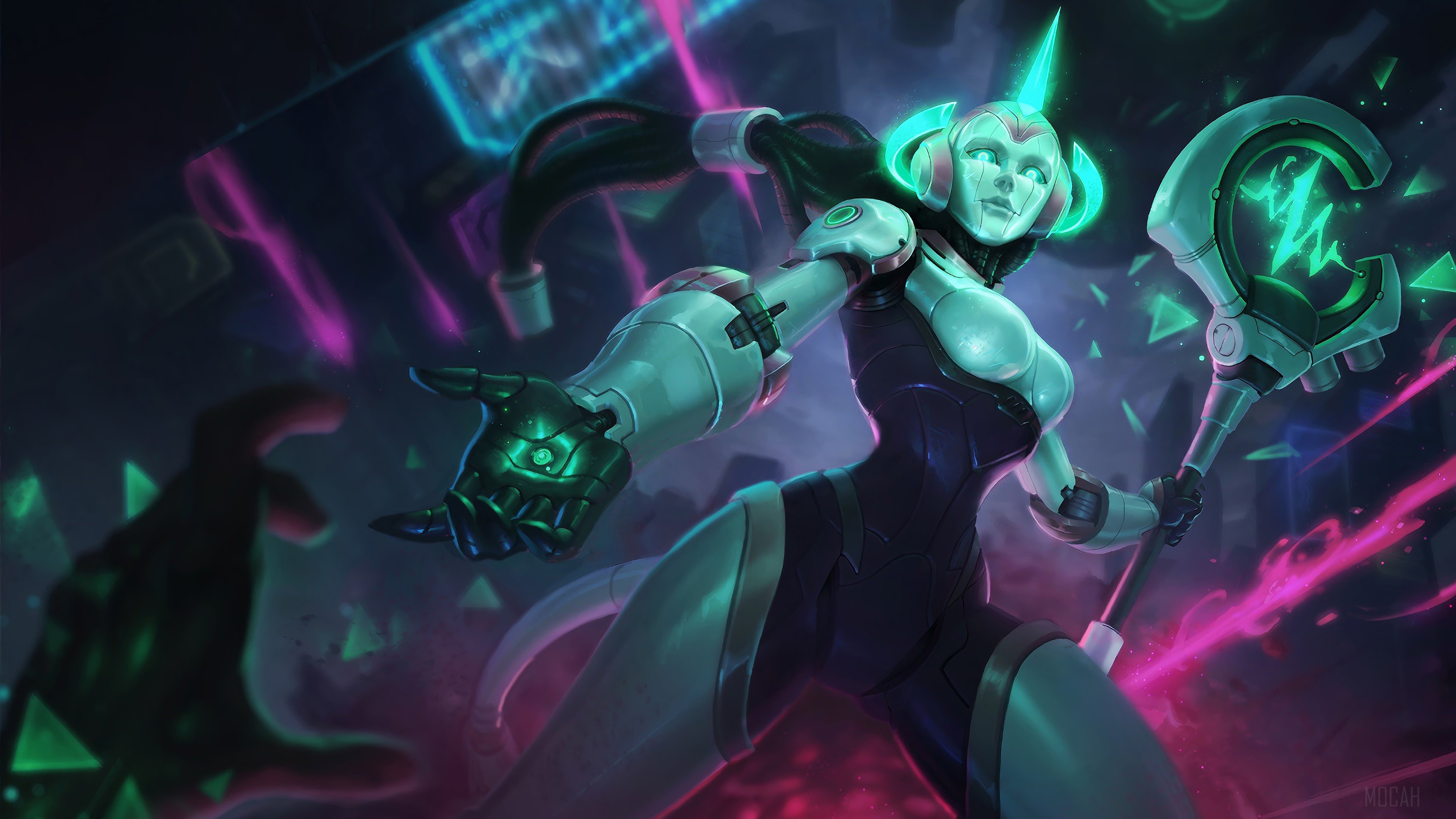 Program Soraka from League of Legends 4K HD Wallpaper