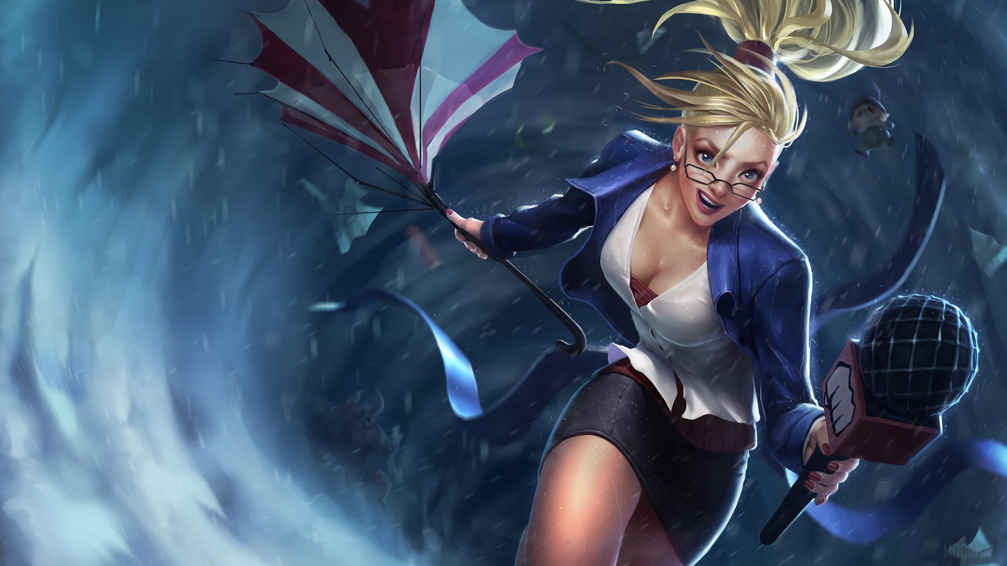 Forecast Janna from League of Legends 4K HD Wallpaper