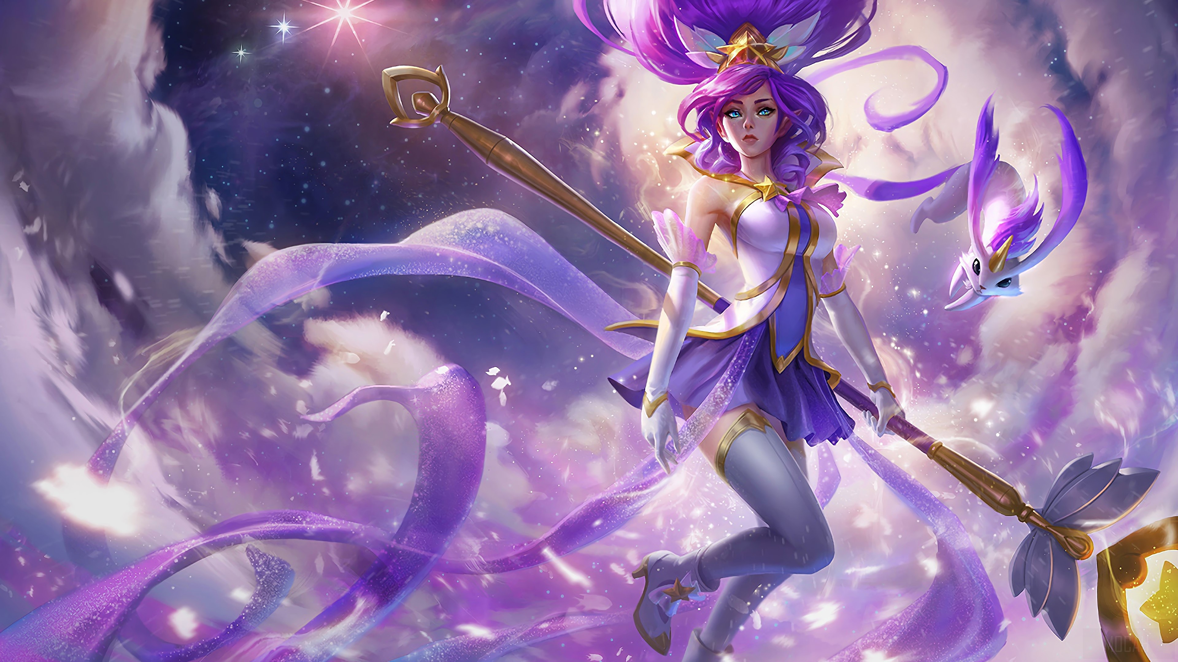 Star Guardian Janna from League of Legends 4K HD Wallpaper