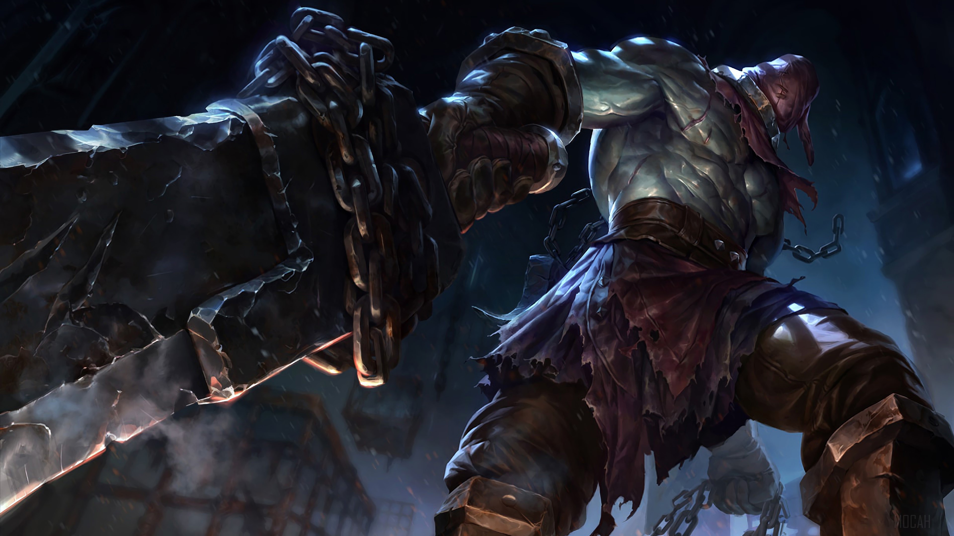 Nightmare Tryndamere from League of Legends Art 4K HD Wallpaper