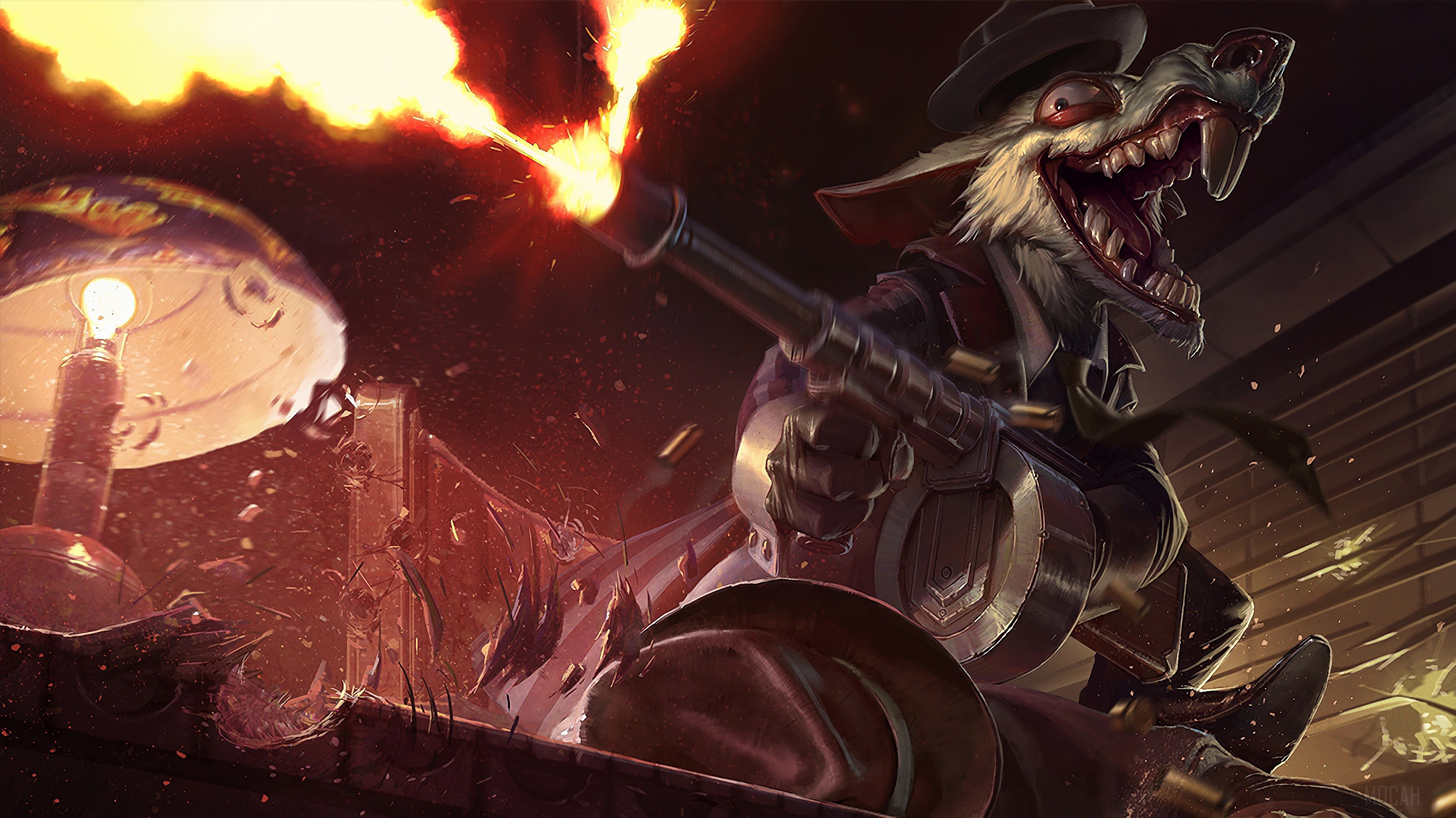 Gangster Twitch from League of Legends 4K HD Wallpaper