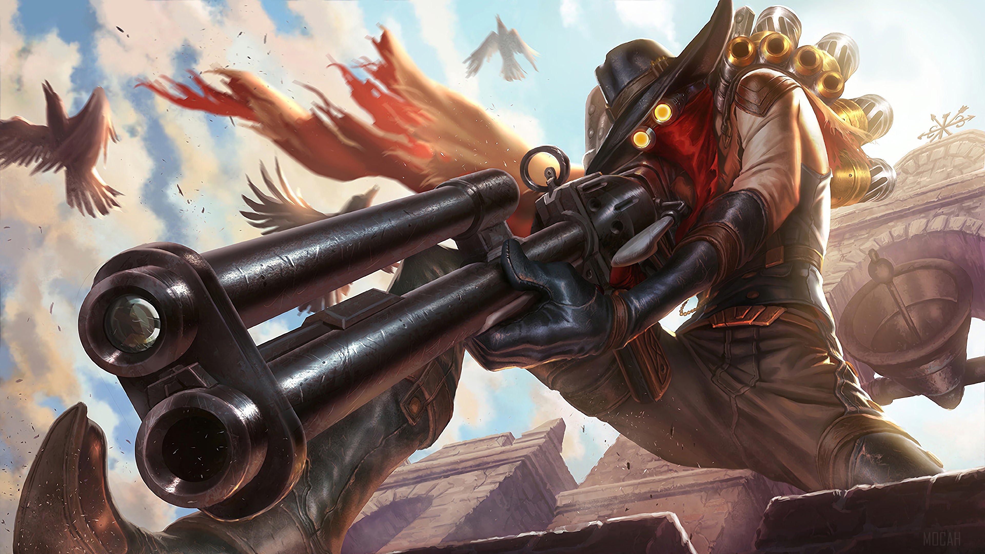 High Noon Jhin from League of Legends 4K HD Wallpaper
