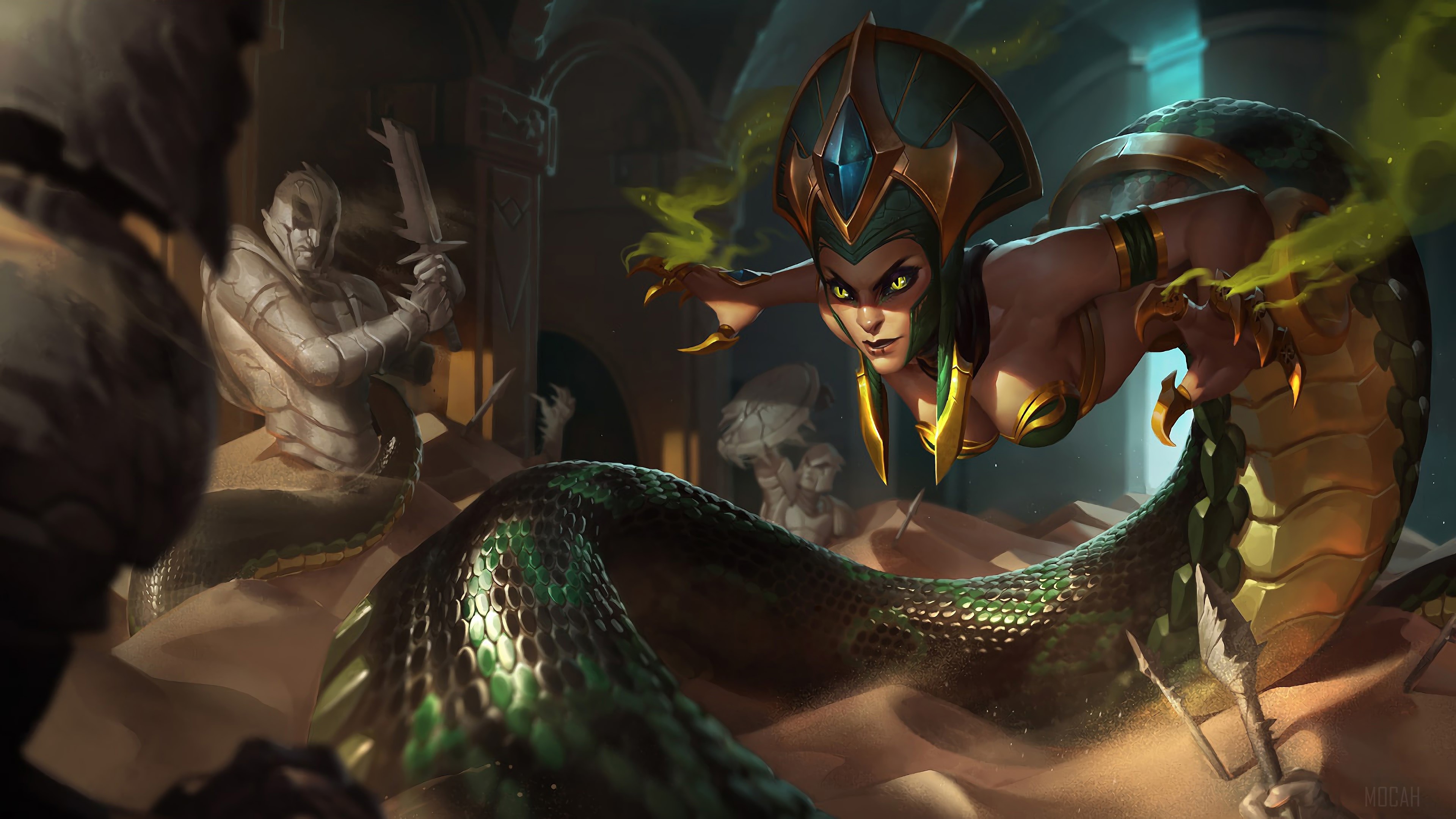 Cassiopeia from League of Legends 4K HD Wallpaper