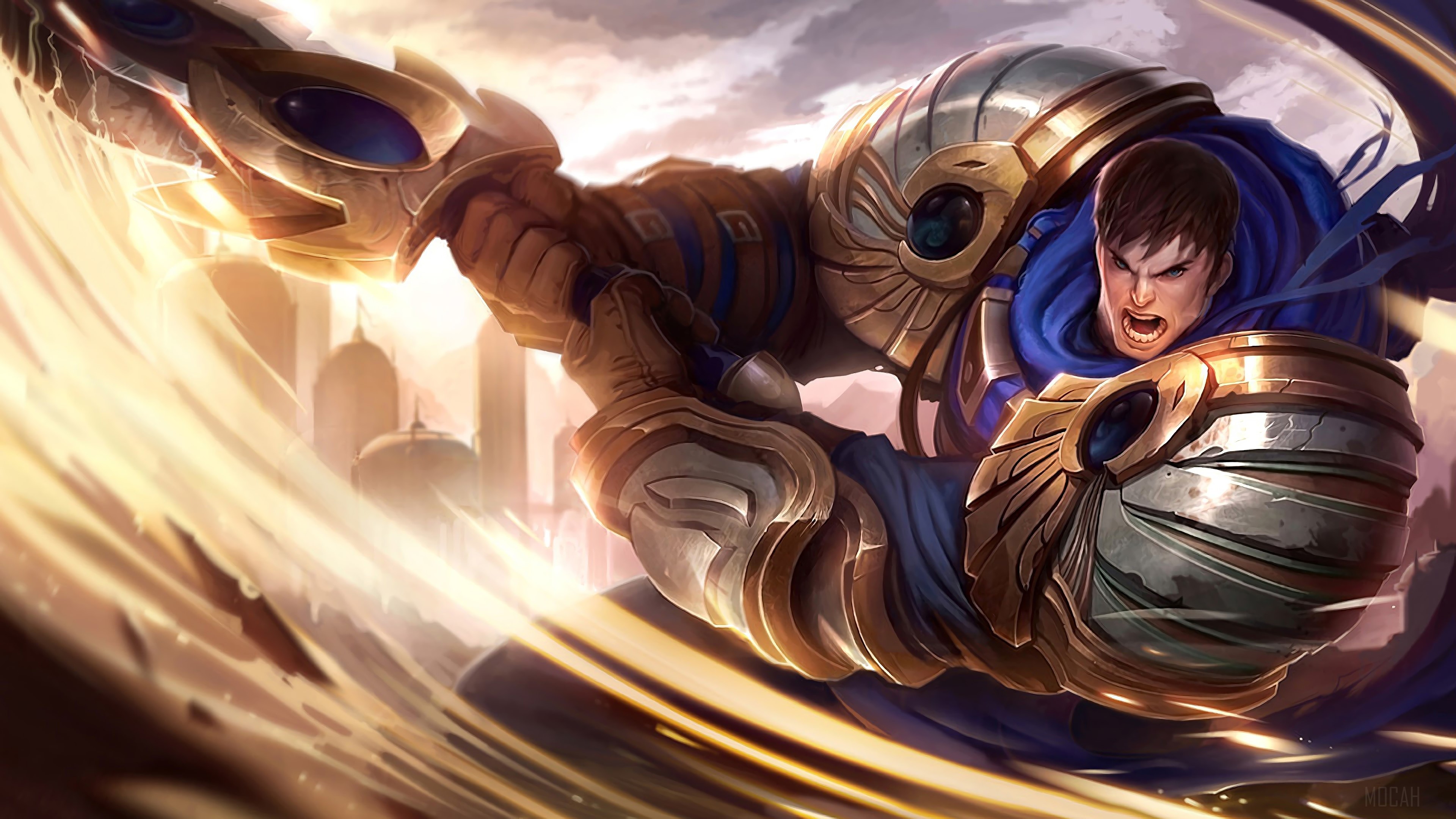 Garen from League of Legends 4K HD Wallpaper