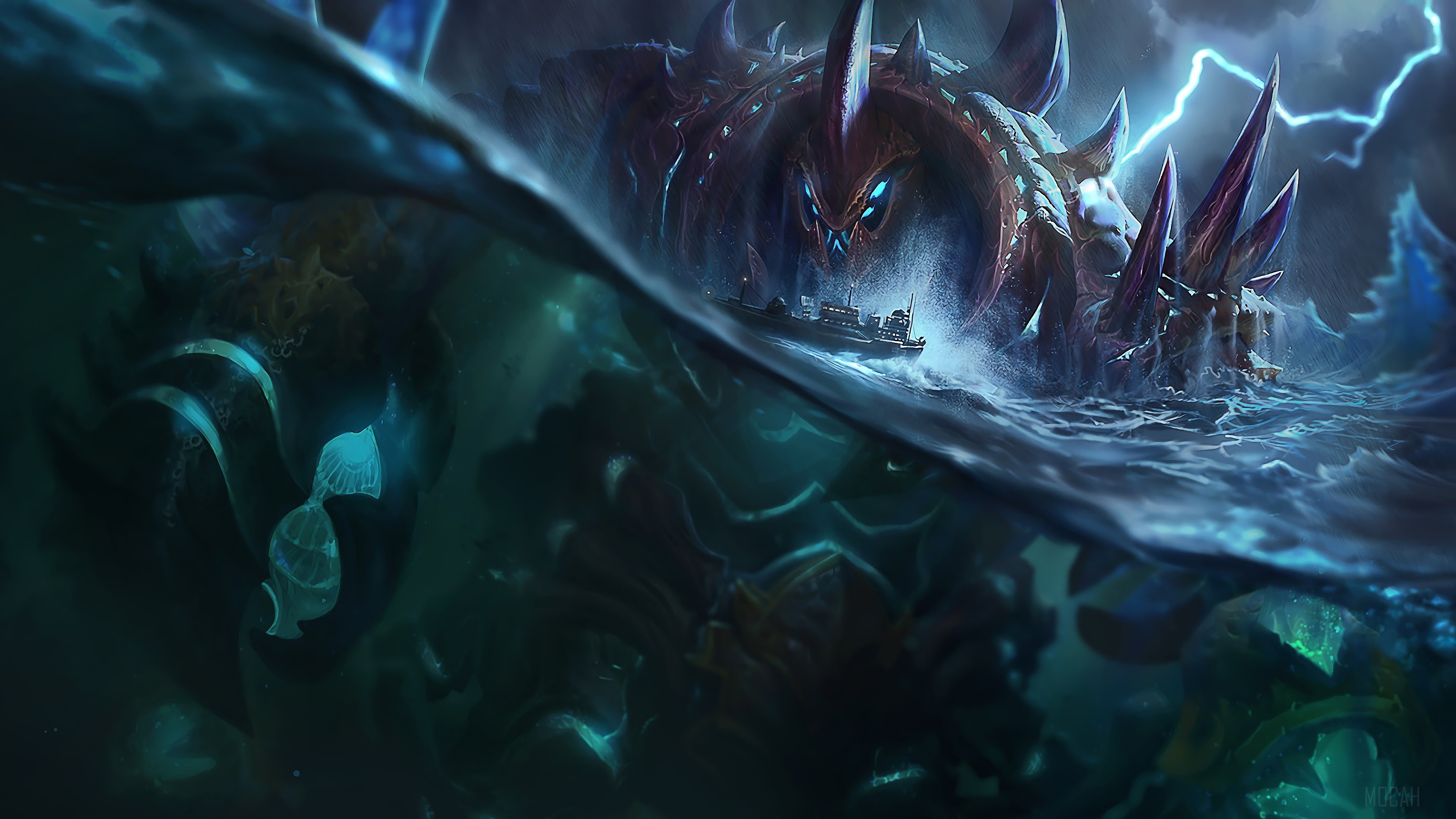 Giant Enemy Crab from League of Legends HD Wallpaper
