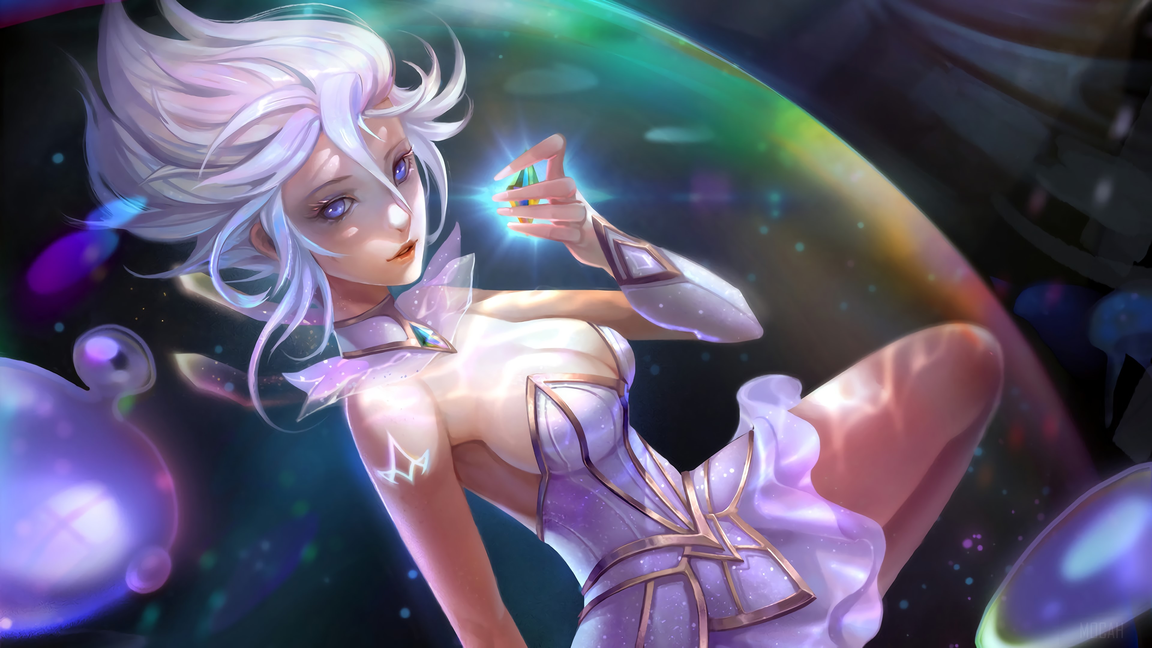 Lux from League of Legends 4K HD Wallpaper