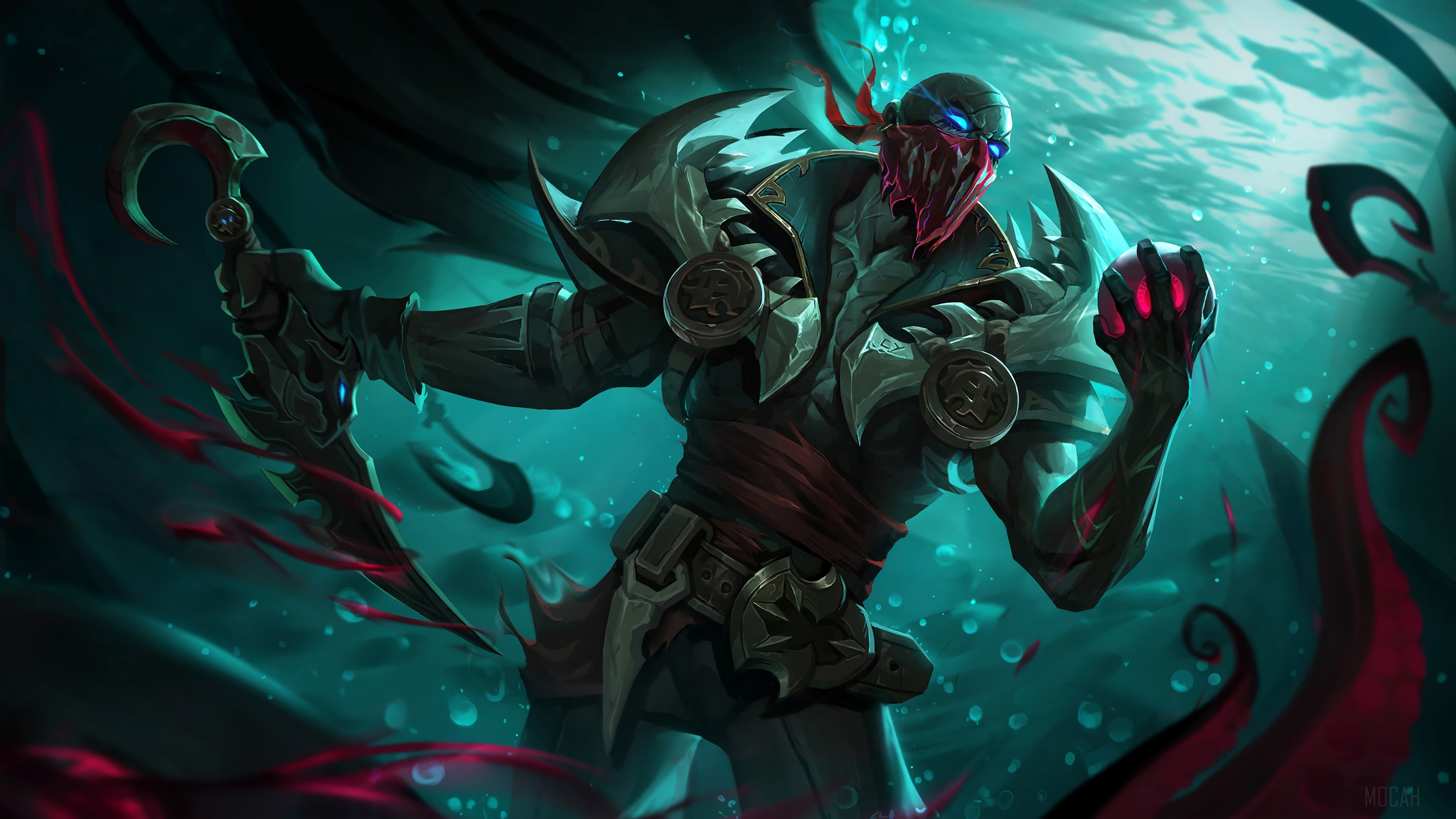 Pyke from League of Legends 4K HD Wallpaper