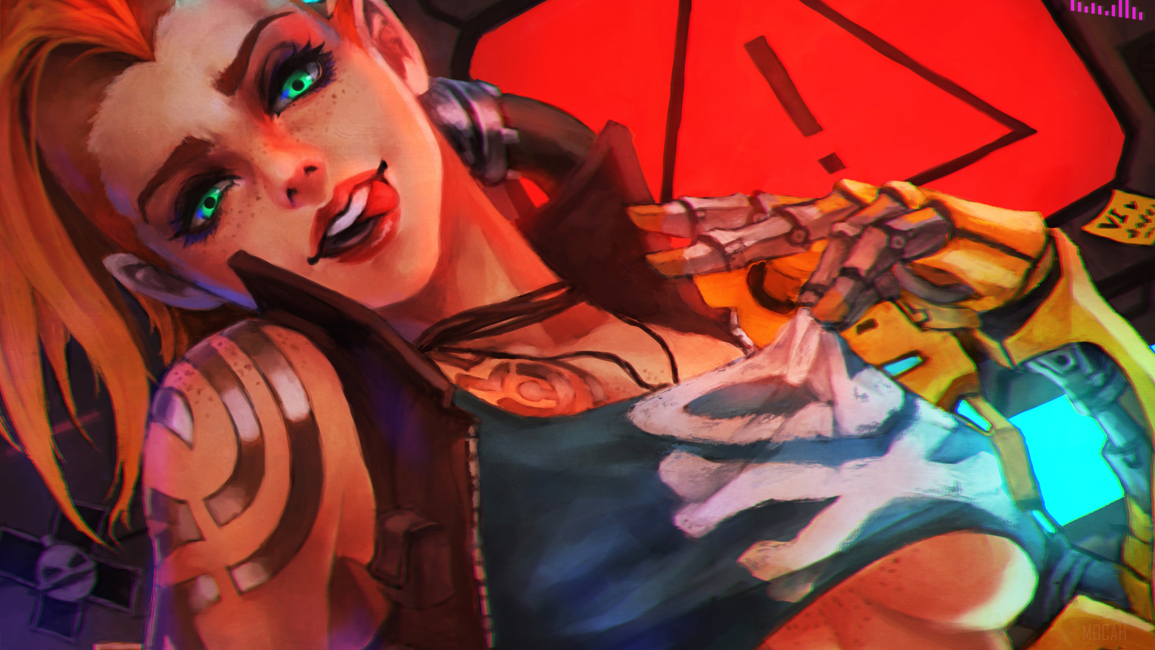 Odyssey Jinx from League of Legends 4K HD Wallpaper