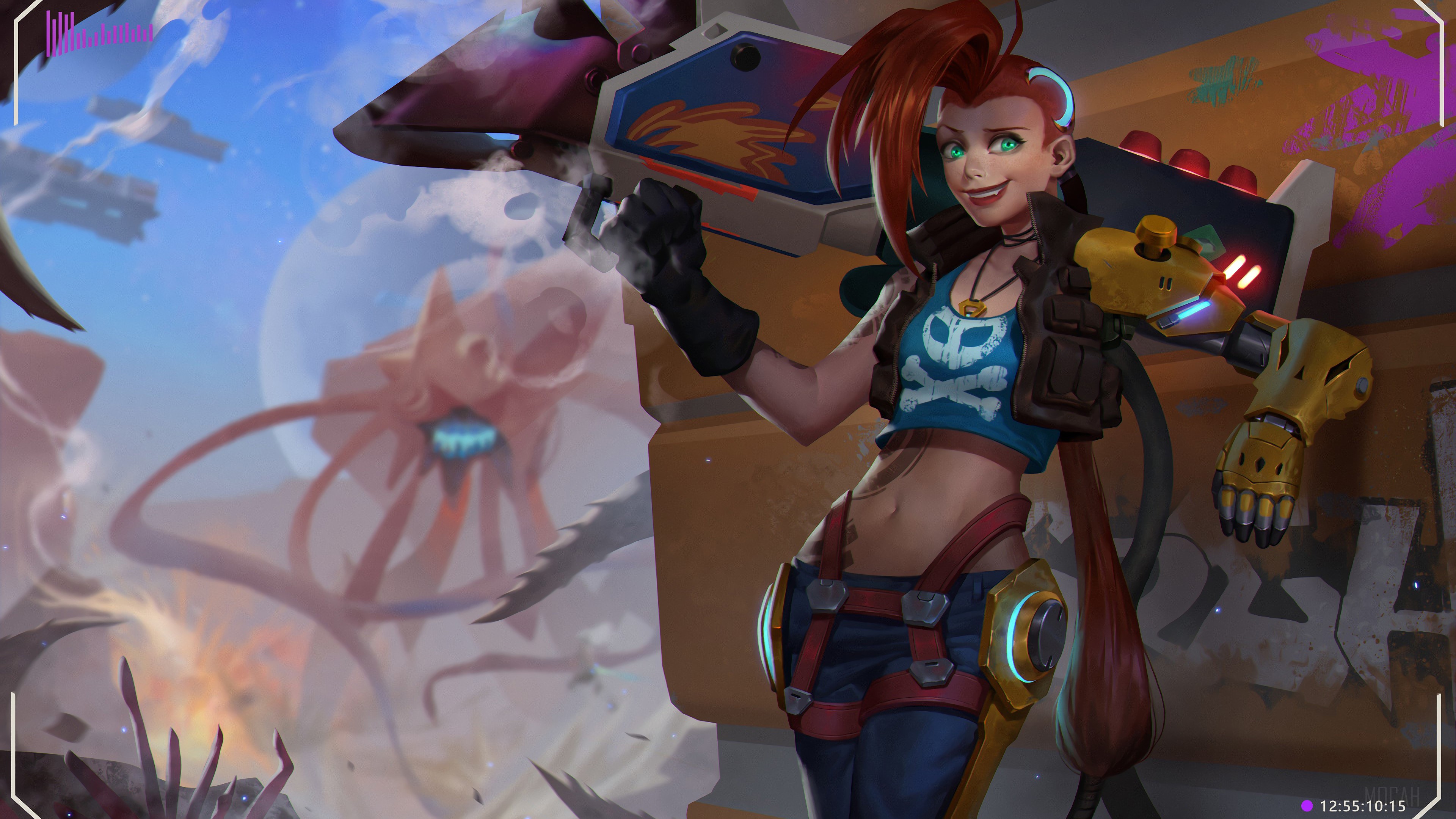 Jinx from League of Legends Odyssey 4K HD Wallpaper