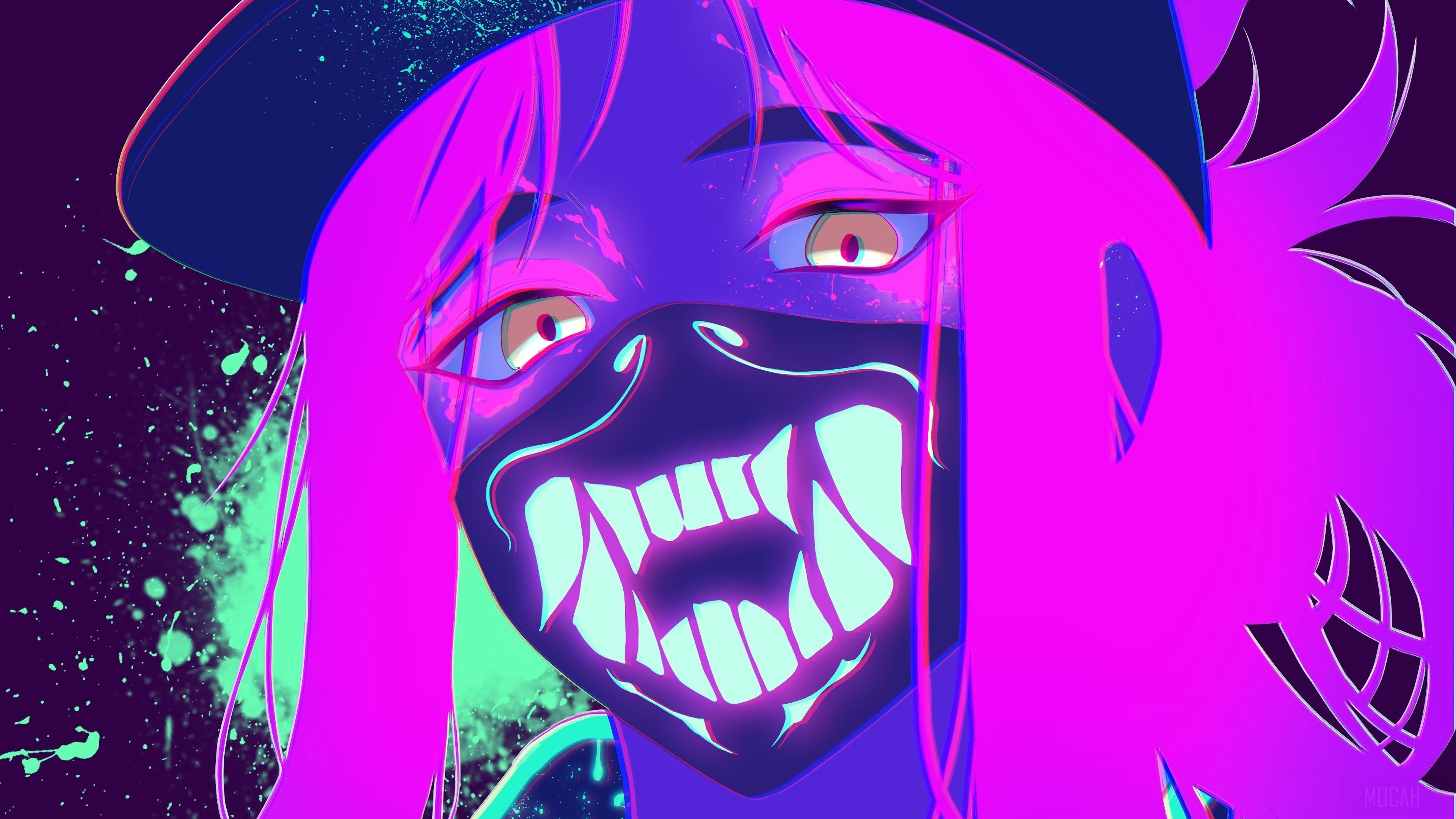 K/DA Akali from League of Legends 4K HD Wallpaper