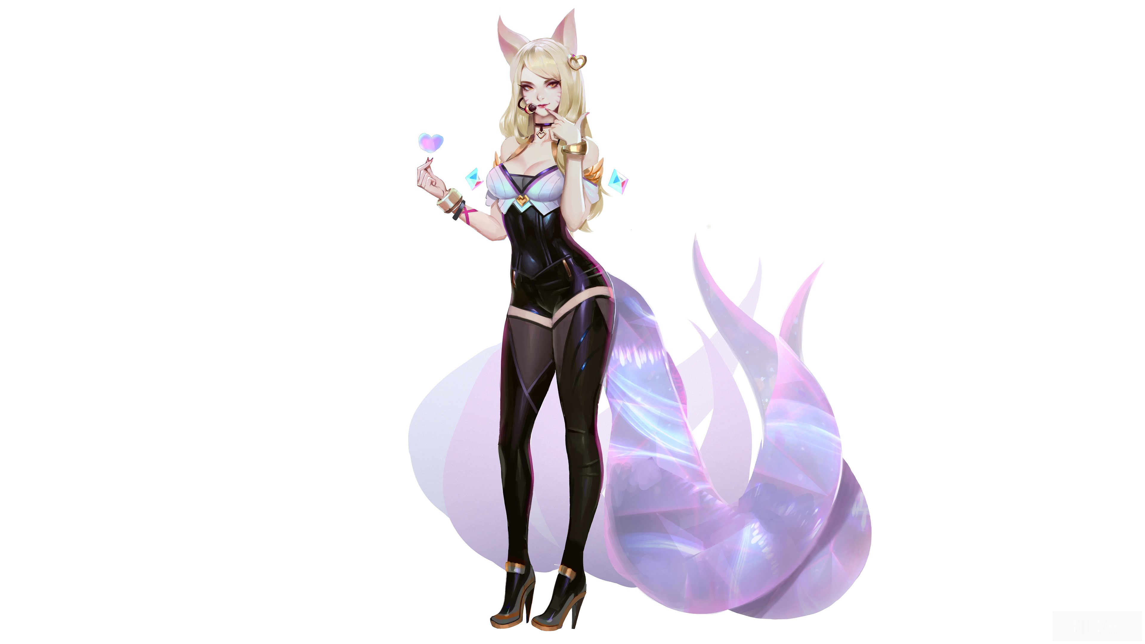 K/DA Ahri from League of Legends 4K HD Wallpaper