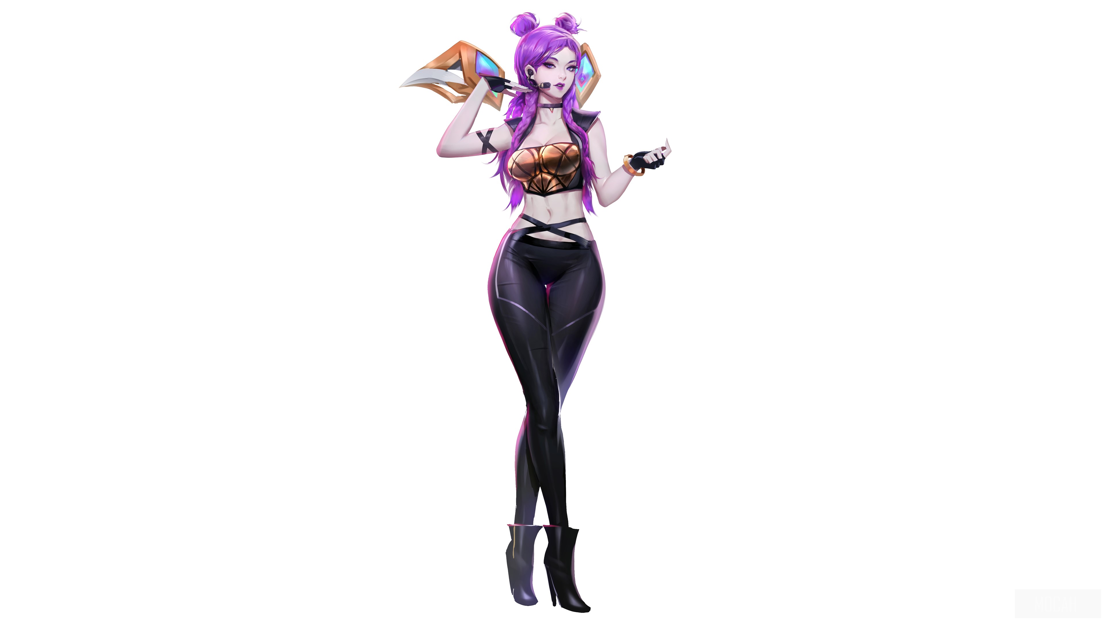 K/DA Kai'Sa from League of Legends 4K HD Wallpaper