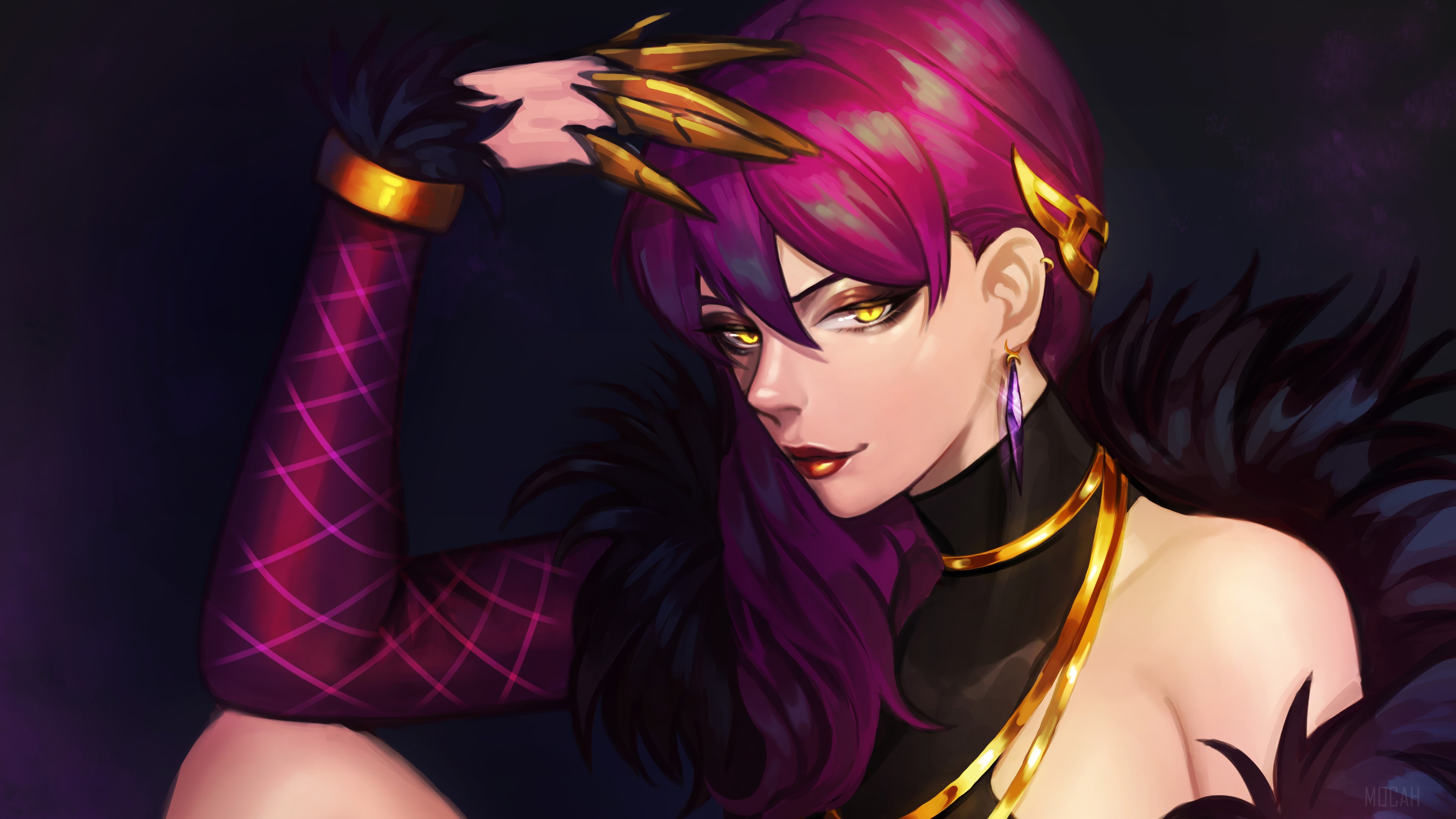 Evelynn from League of Legends K/DA 4K HD Wallpaper