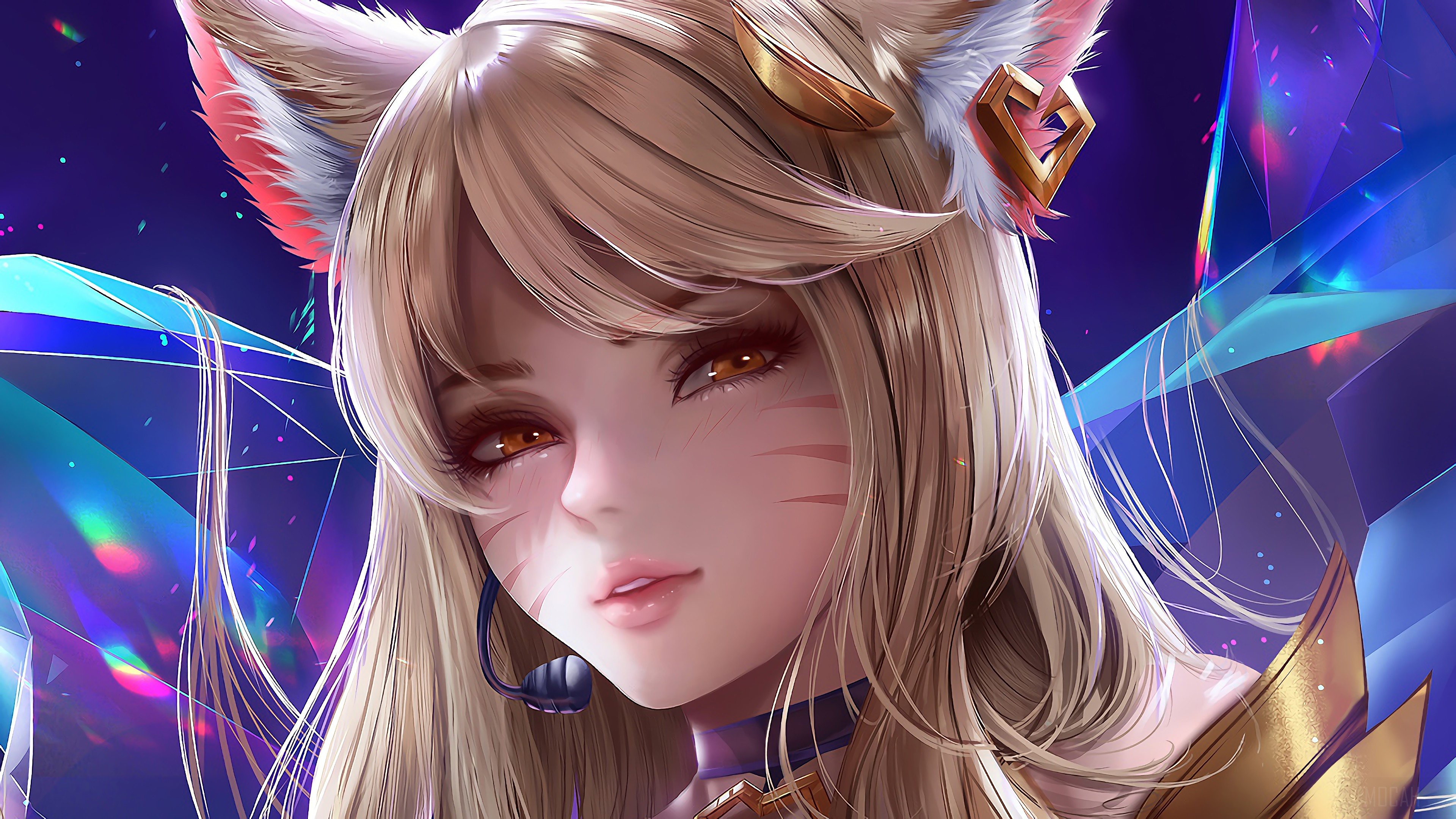K/DA Ahri from League of Legends 4K HD Wallpaper