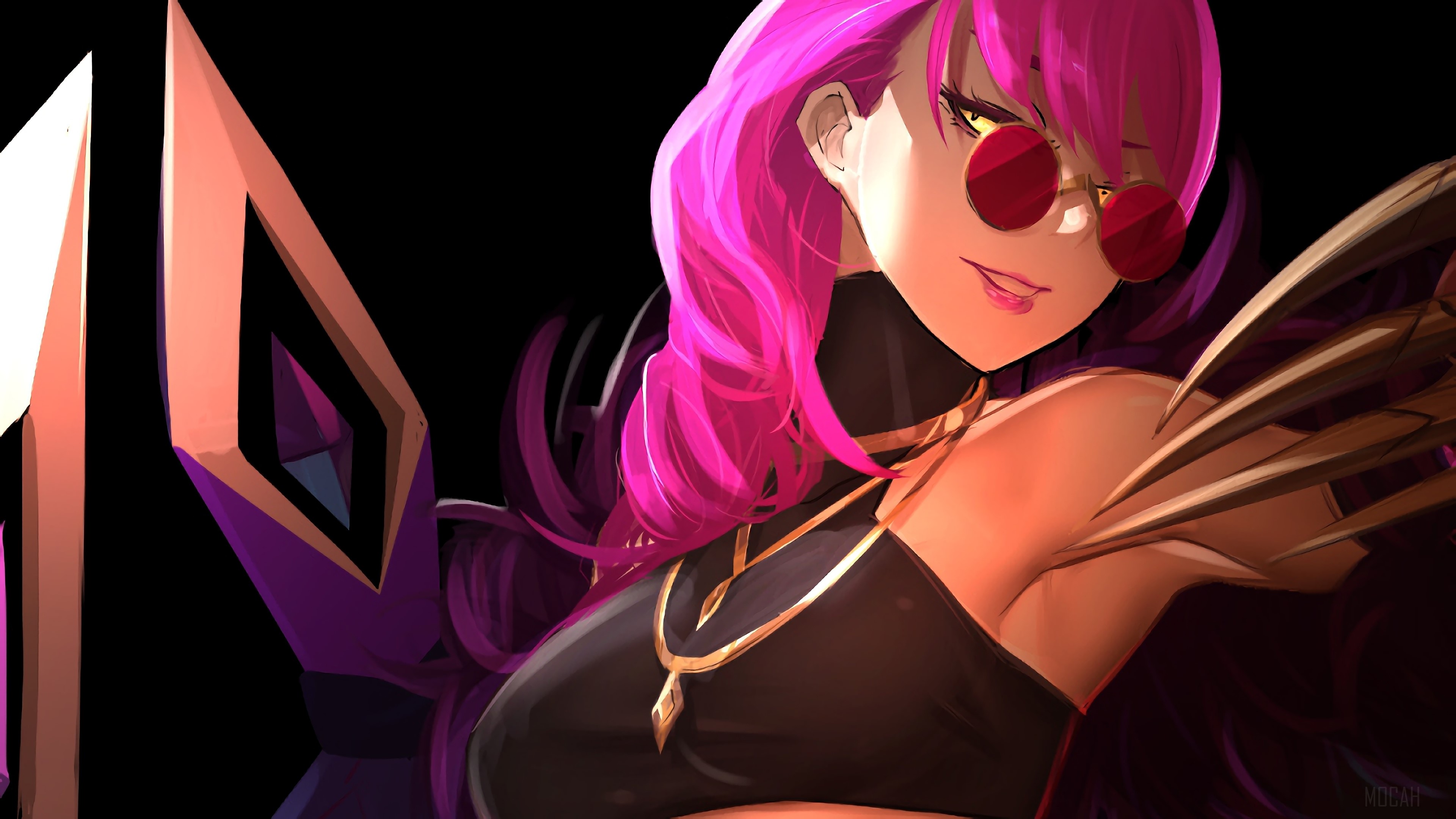 K/DA Evelynn from League of Legends 4K HD Wallpaper