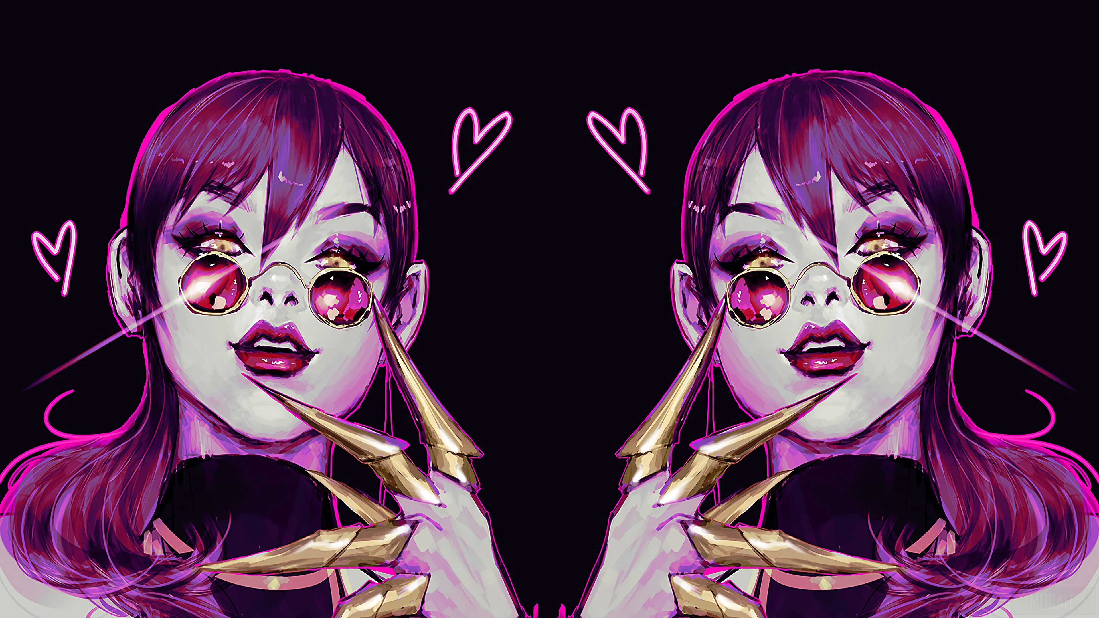 K/DA Evelynn from League of Legends 4K HD Wallpaper