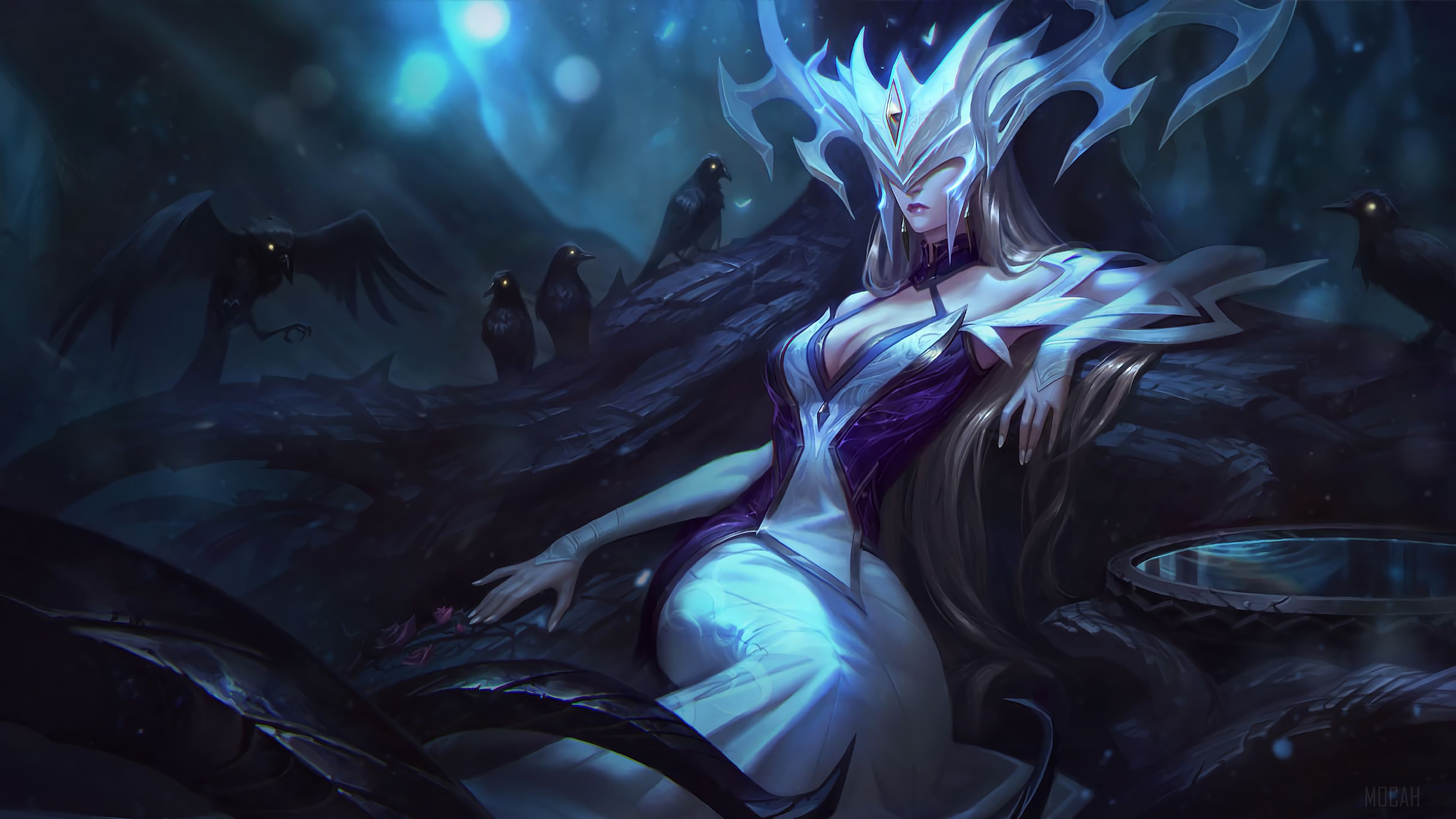 Coven Lissandra from League of Legends 4K HD Wallpaper