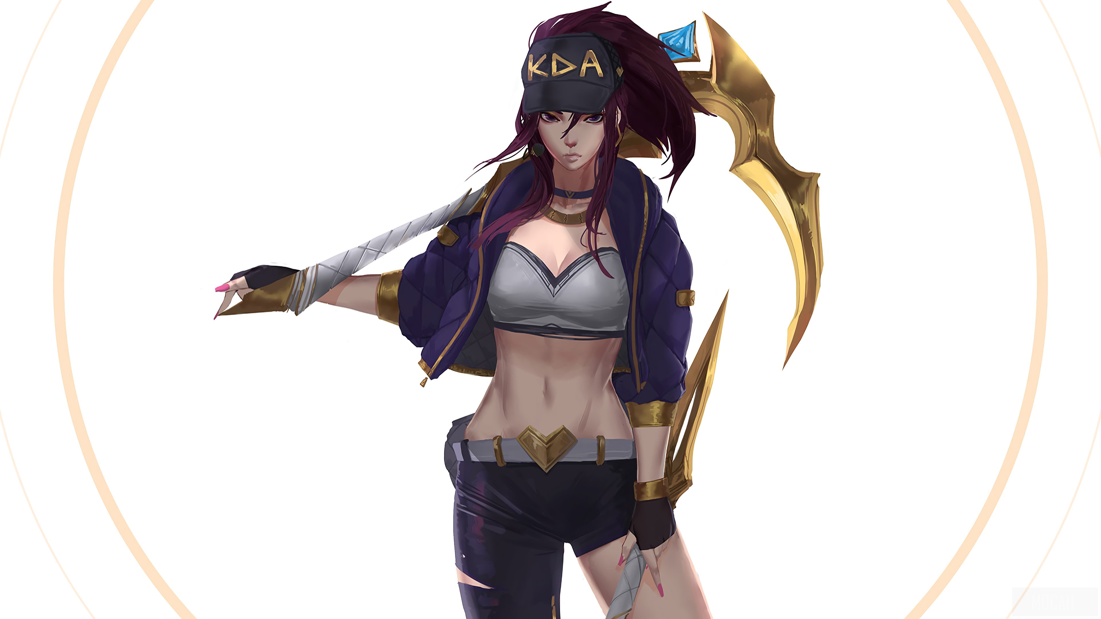 K/DA Akali from League of Legends 4K HD Wallpaper