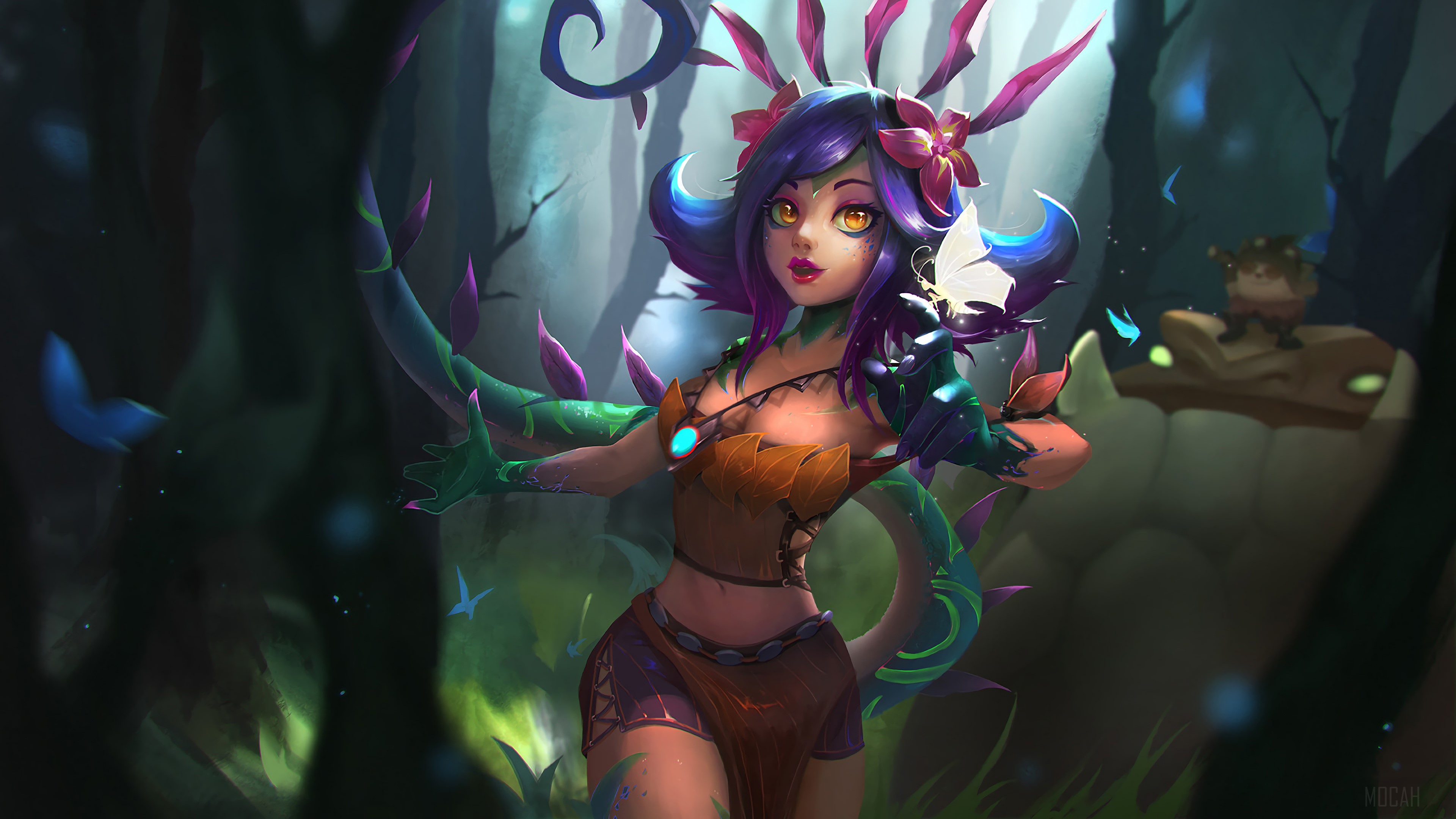 Neeko from League of Legends 4K HD Wallpaper