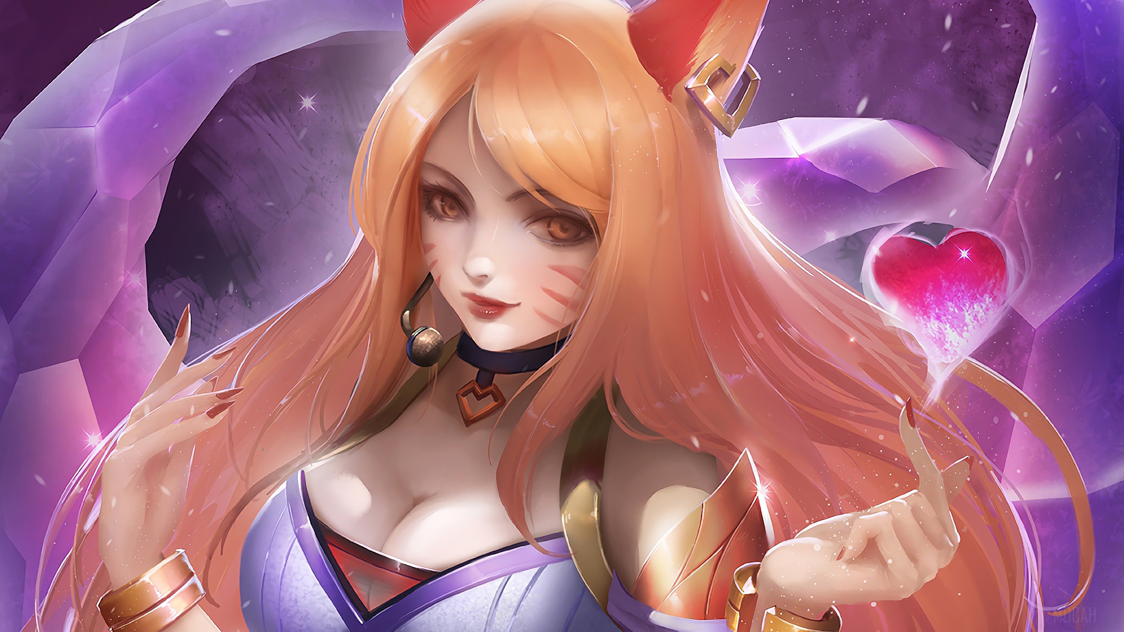 Ahri from League of Legends K/DA 4K HD Wallpaper