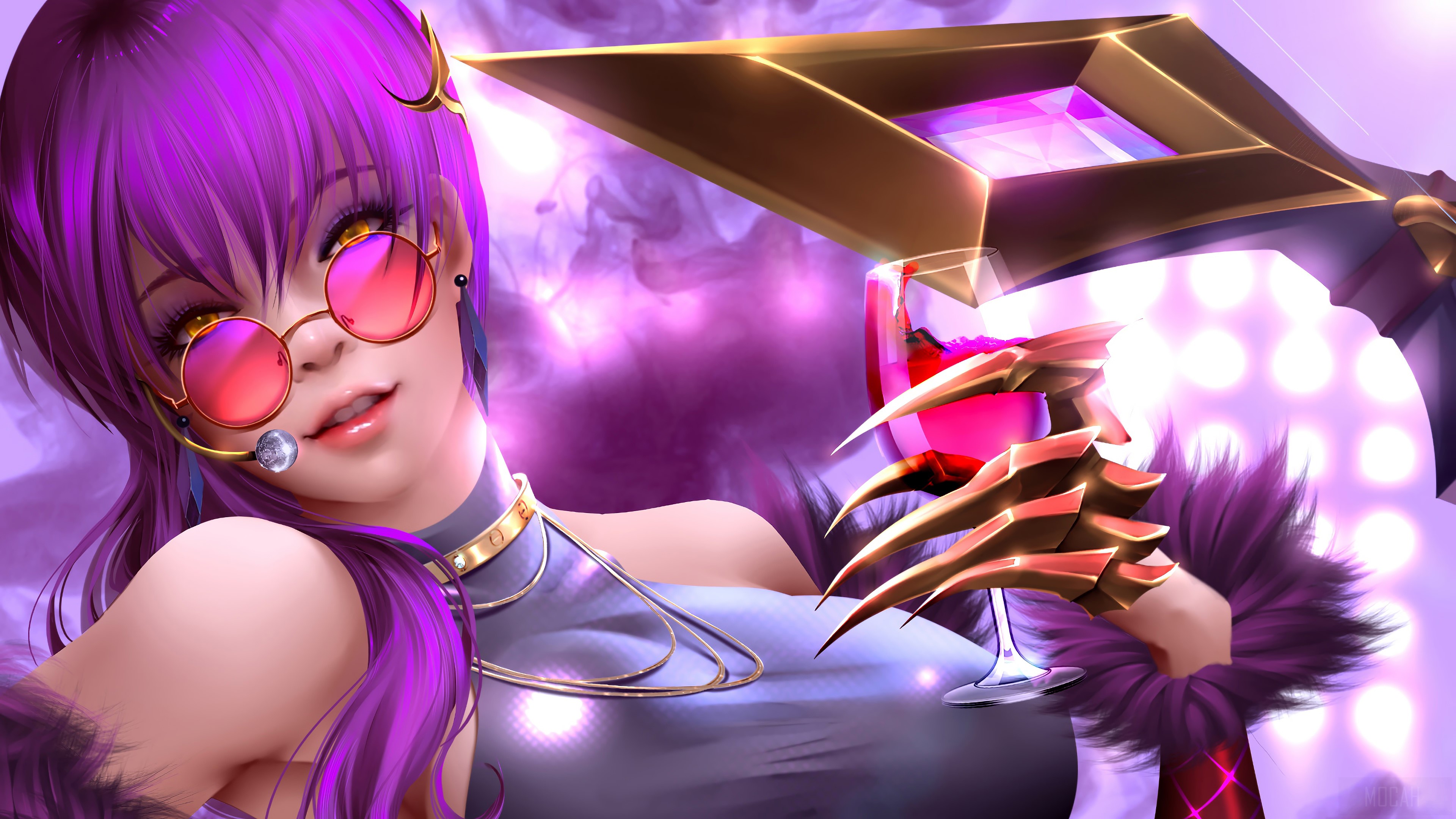 Evelynn K/DA Popstar from League of Legends 4K HD Wallpaper