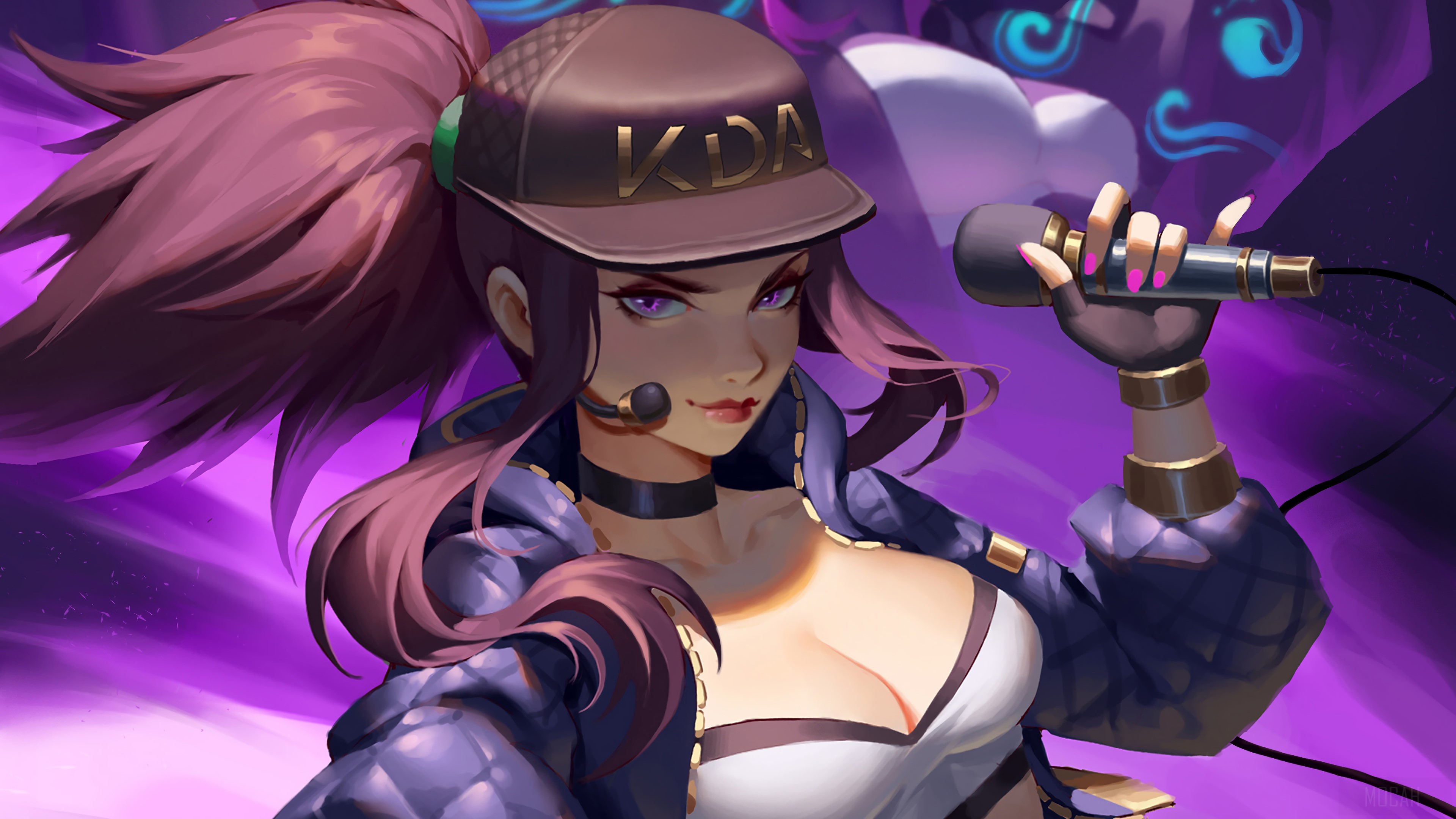 Akali from K/DA (League of Legends) 4K HD Wallpaper
