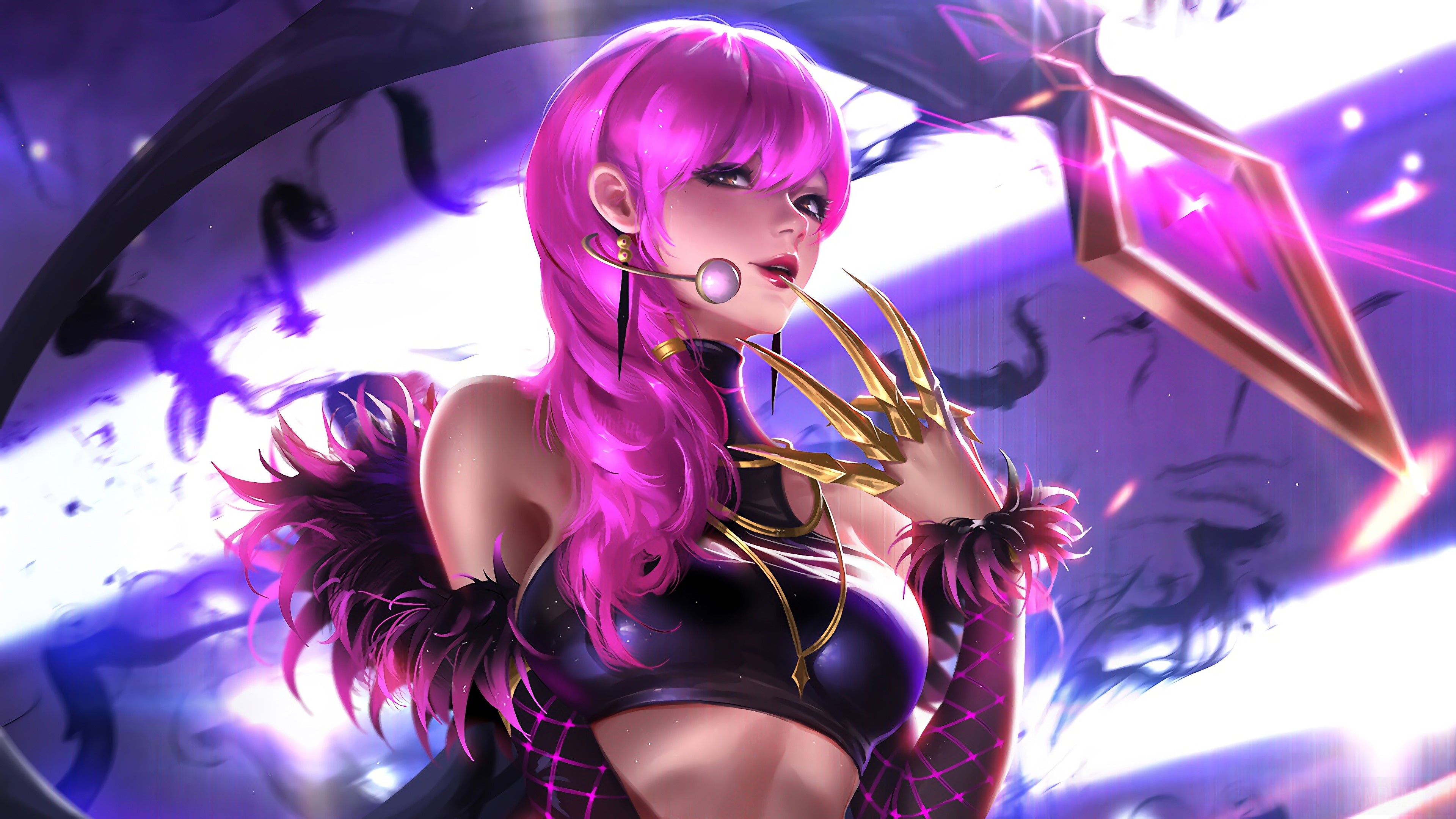 Evelynn K/DA from League of Legends 4K HD Wallpaper