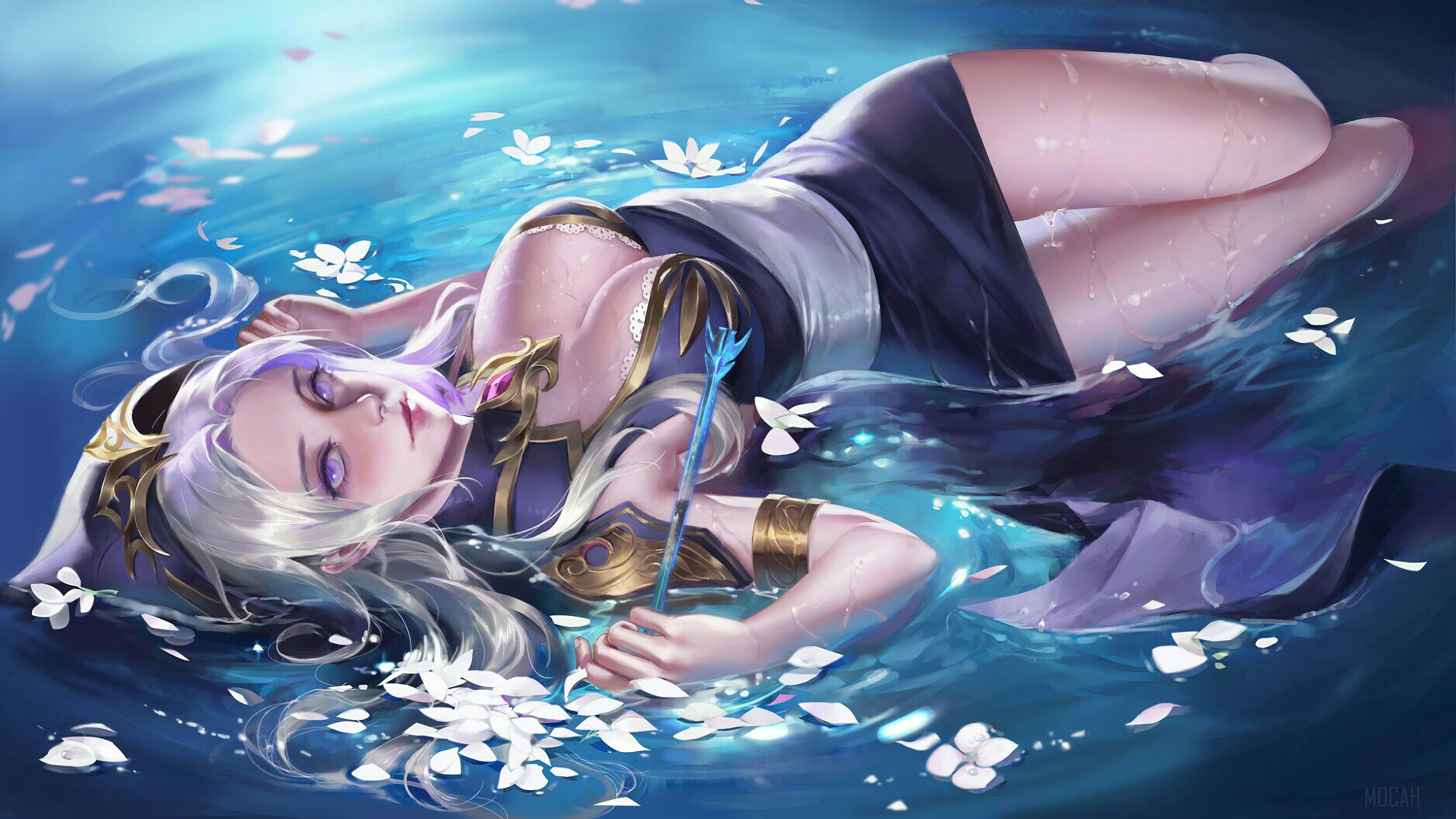 Ashe from League of Legends 4K HD Wallpaper