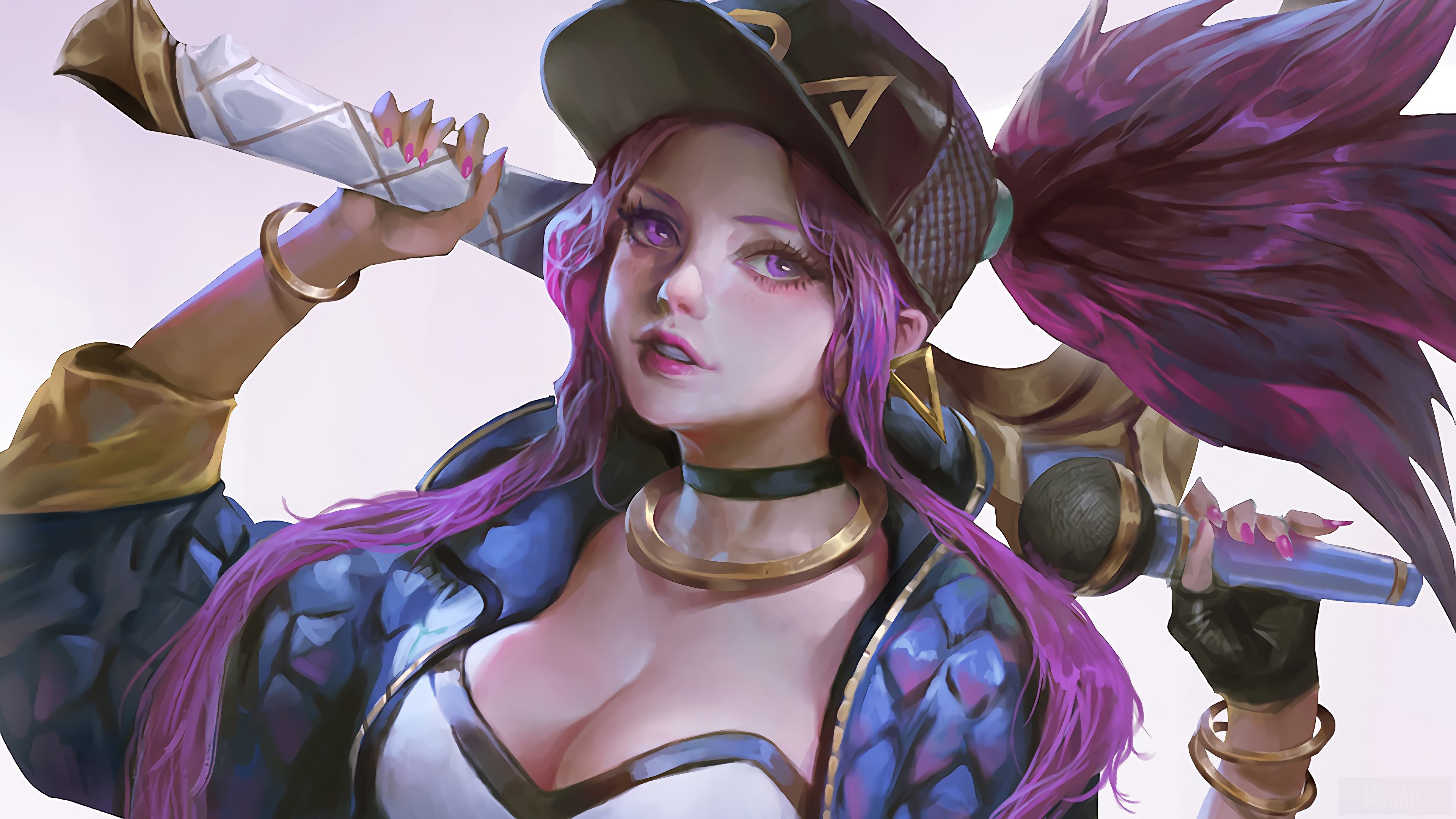 Akali K/DA Popstar from League of Legends 4K HD Wallpaper
