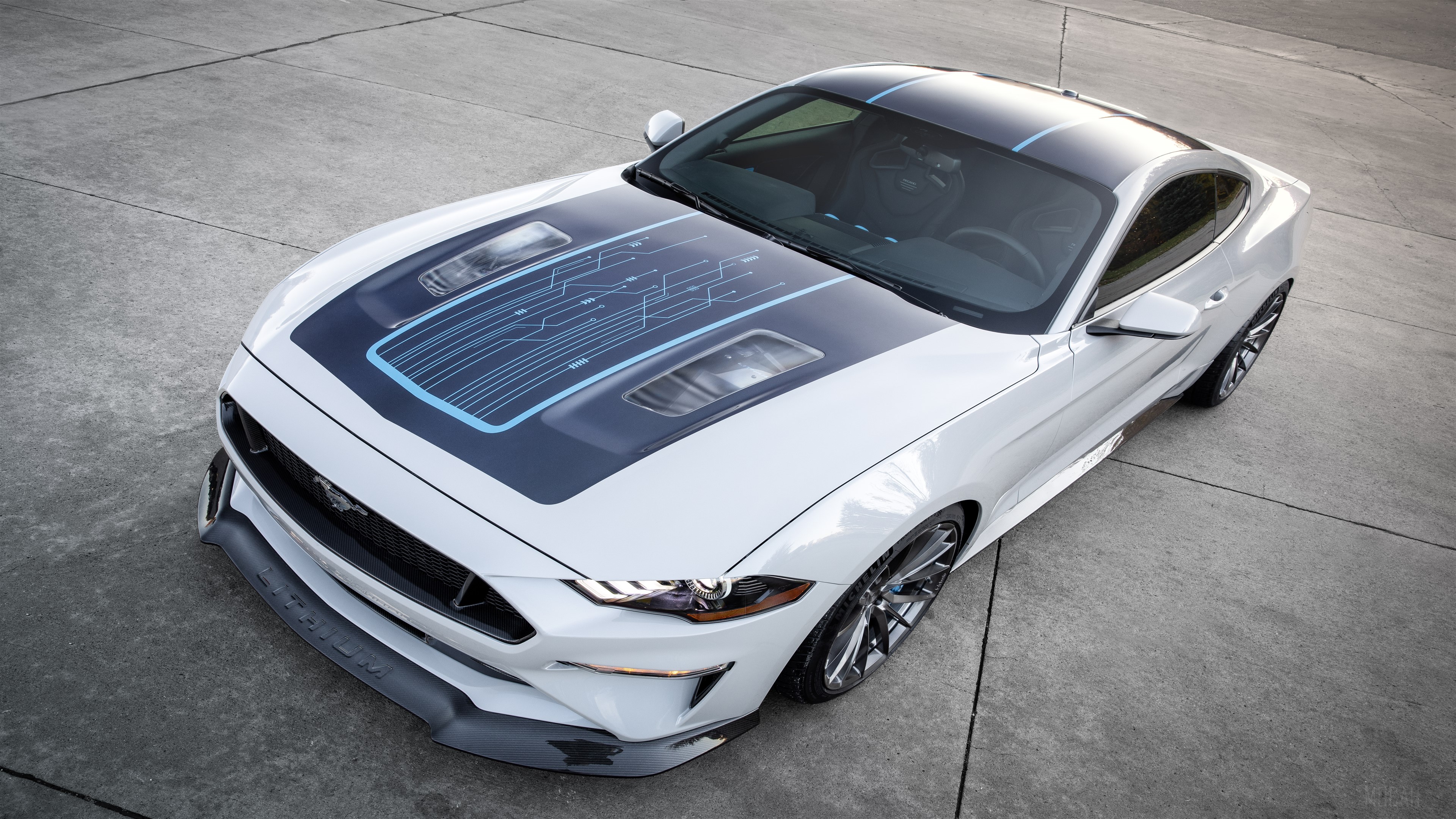 Ford Mustang Lithium 2019 Upview HD Wallpaper