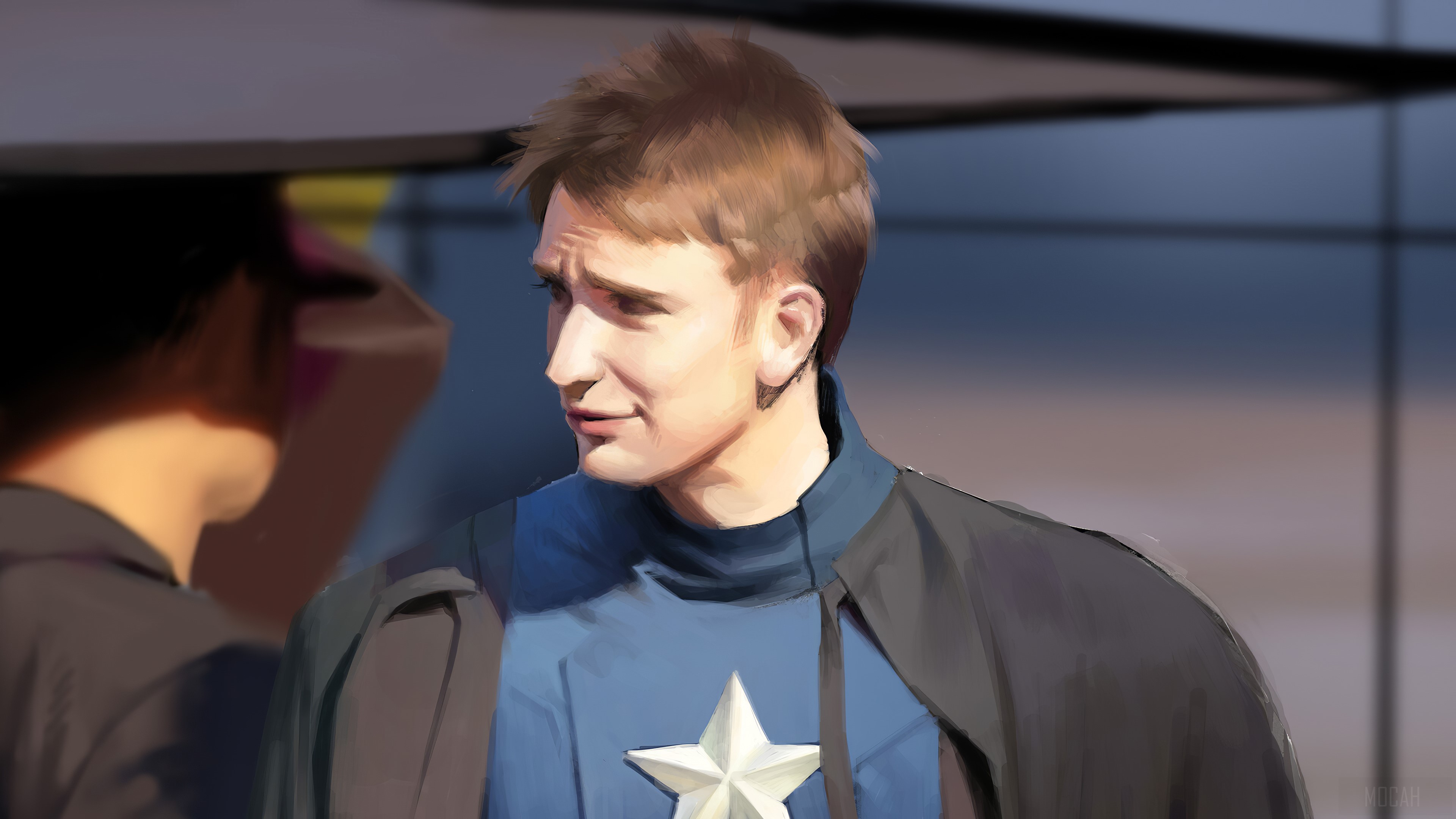 Captain America Digital Art HD Wallpaper