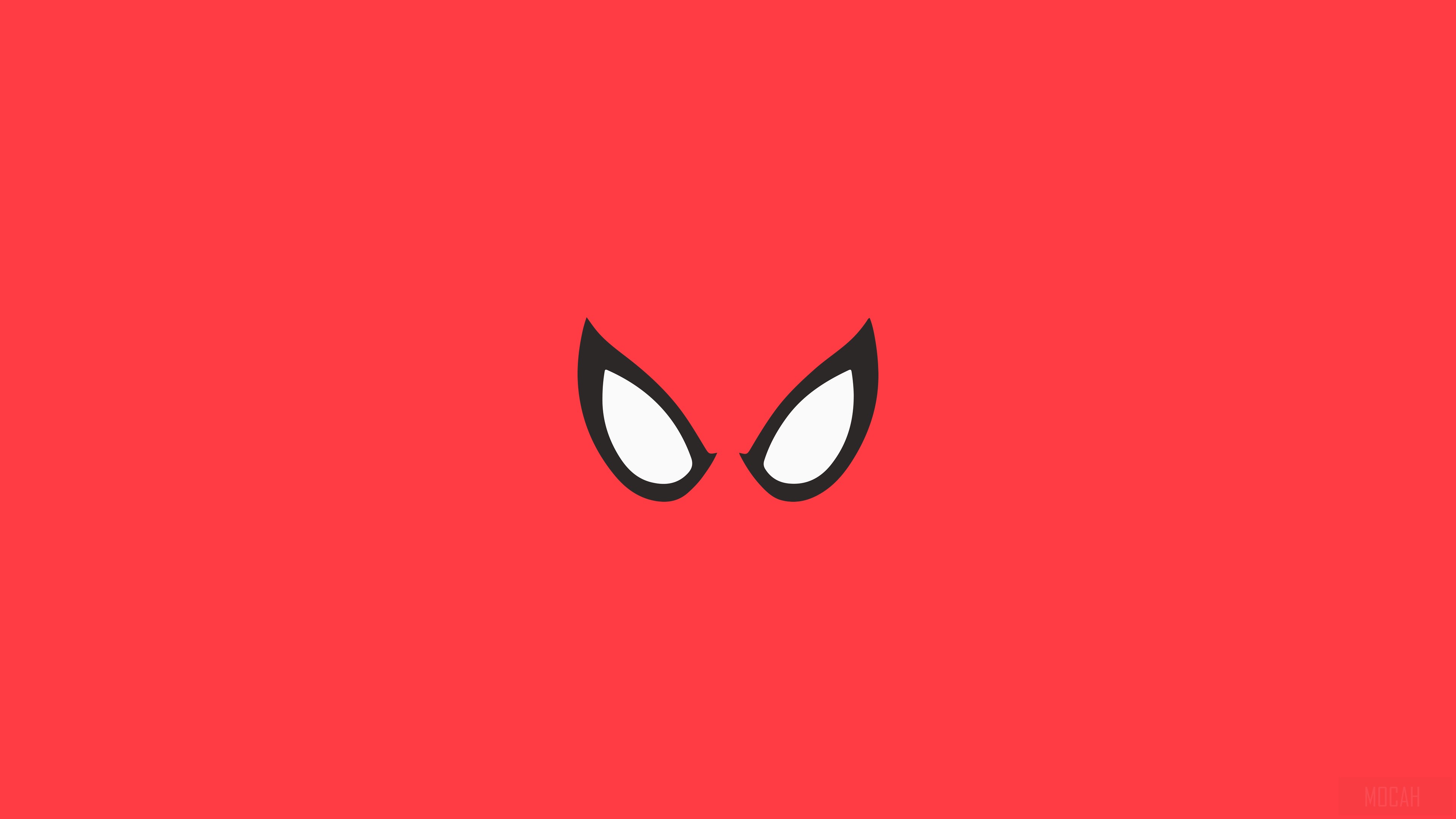 Spiderman Eyes Minimal 4K HD Wallpaper