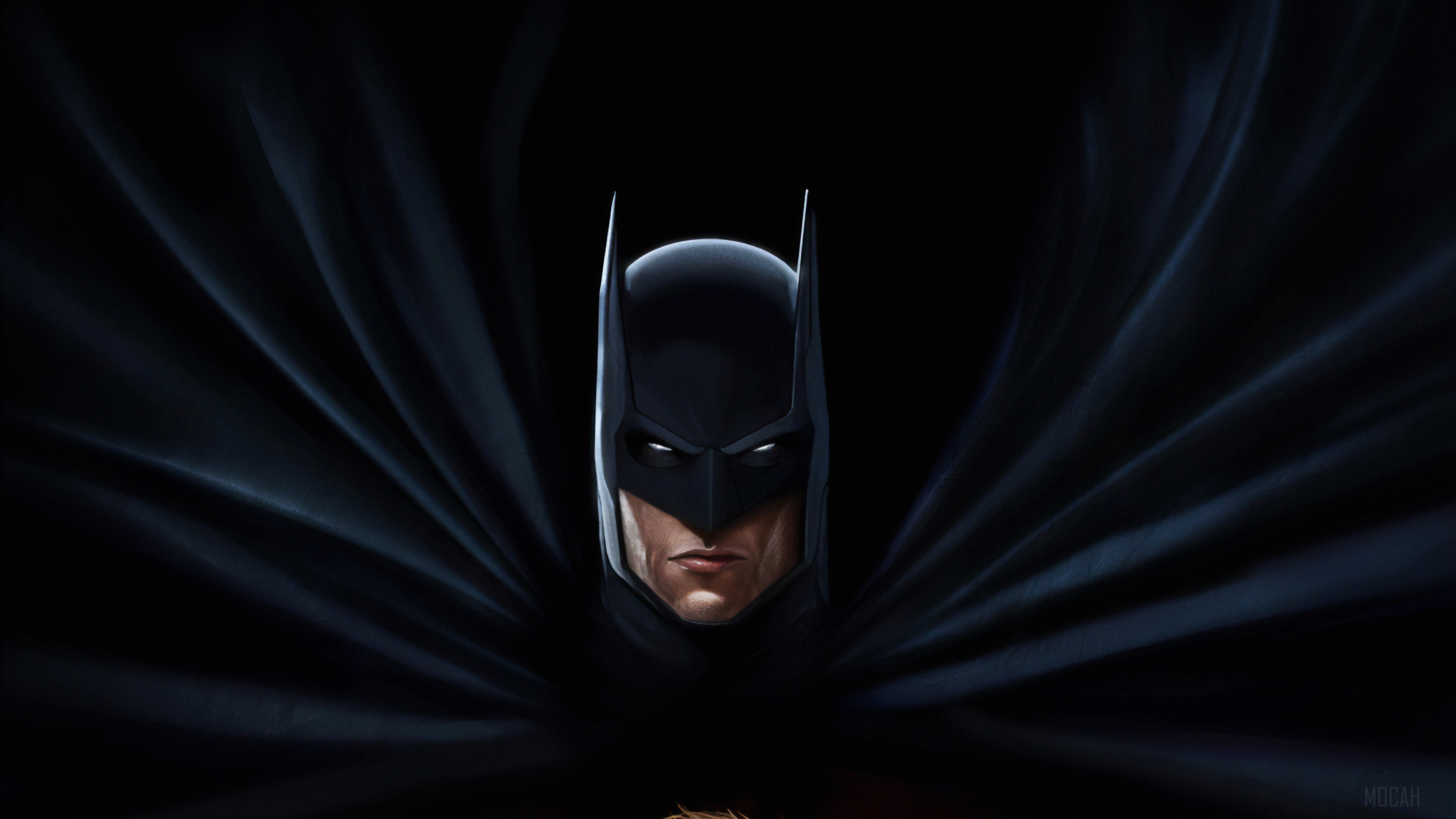 Batman in Black Cape 4K HD Wallpaper