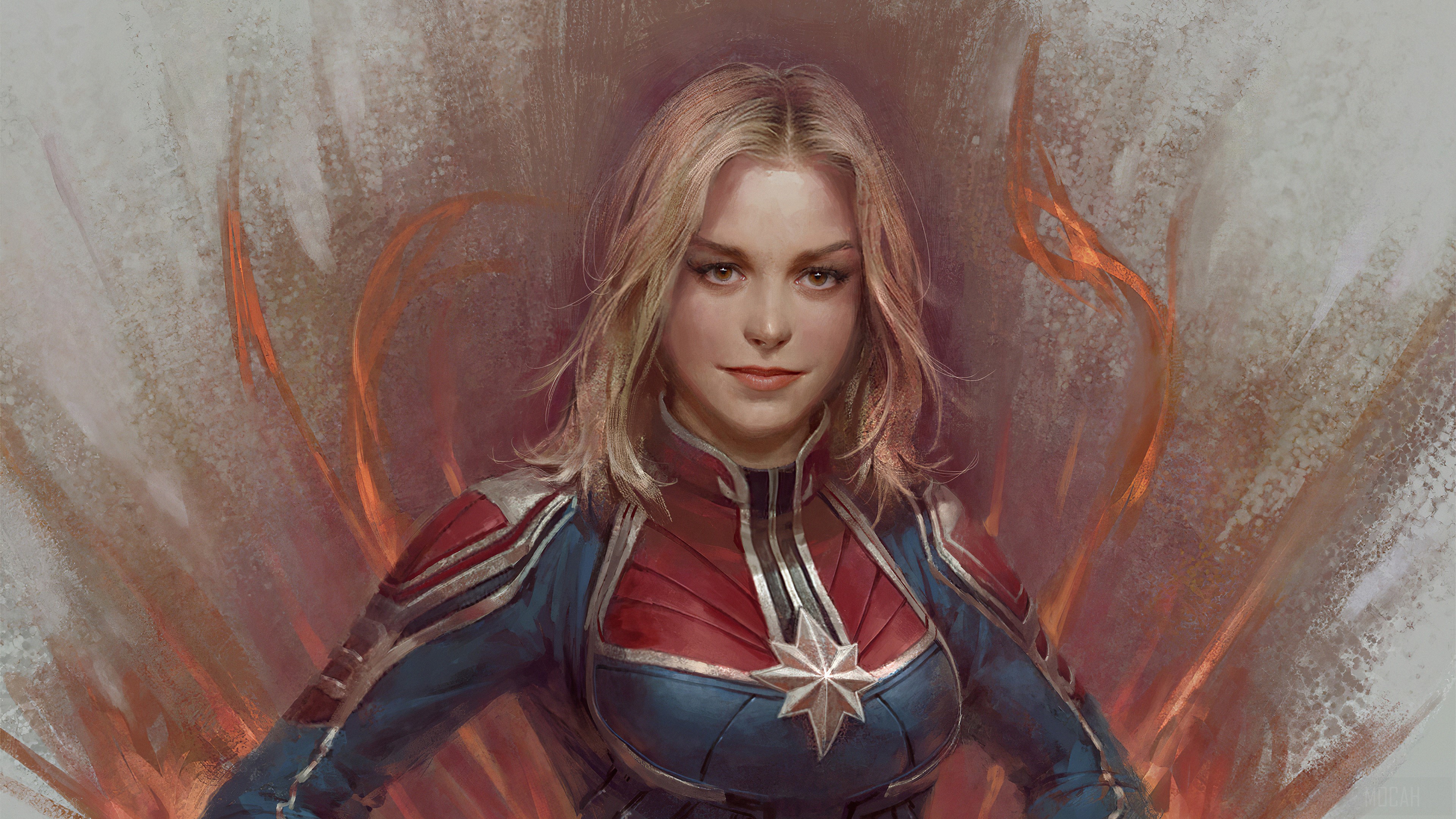 Captain Marvel art HD Wallpaper