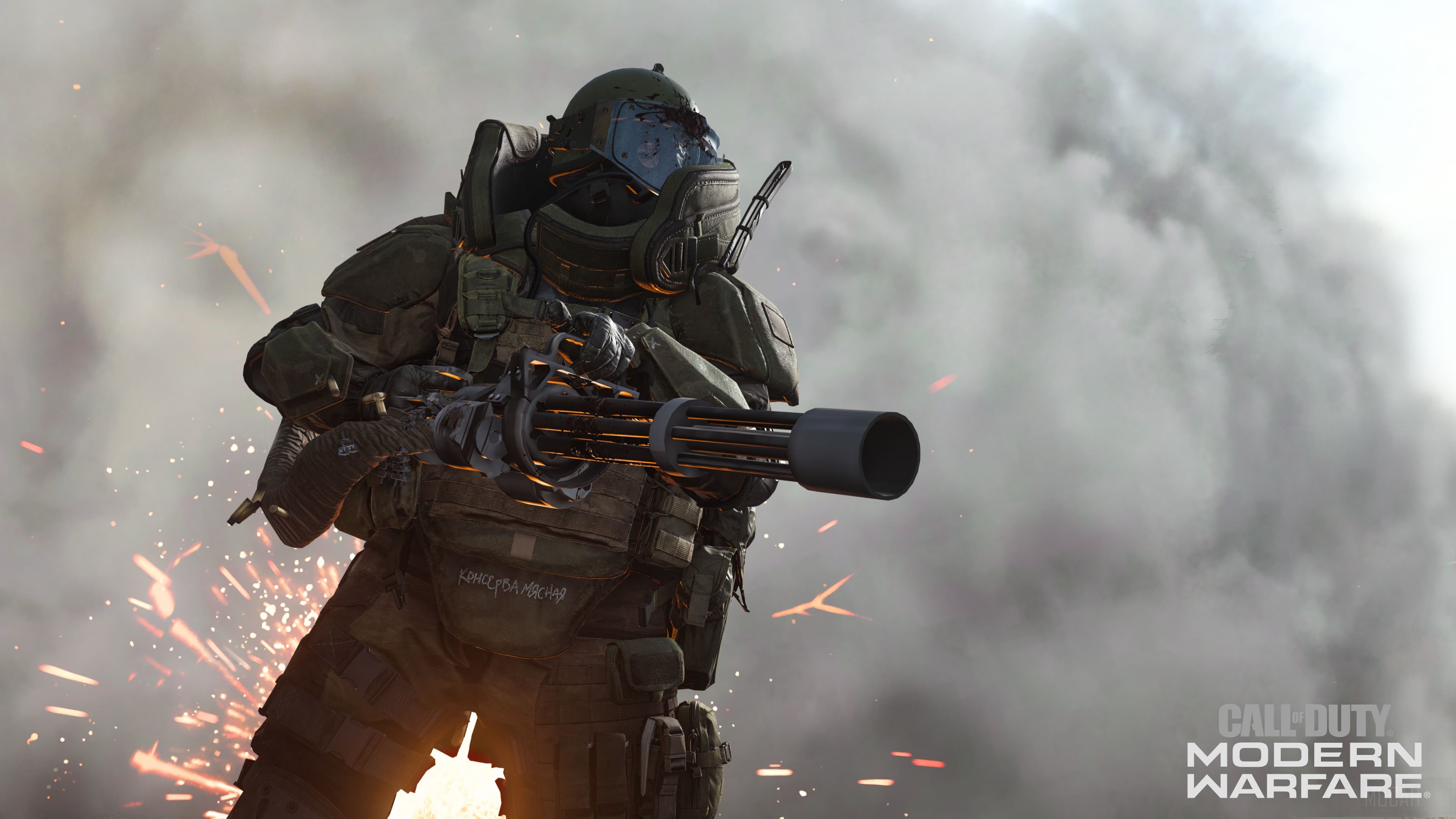 Juggernaut from Call of Duty: Modern Warfare 4K HD Wallpaper